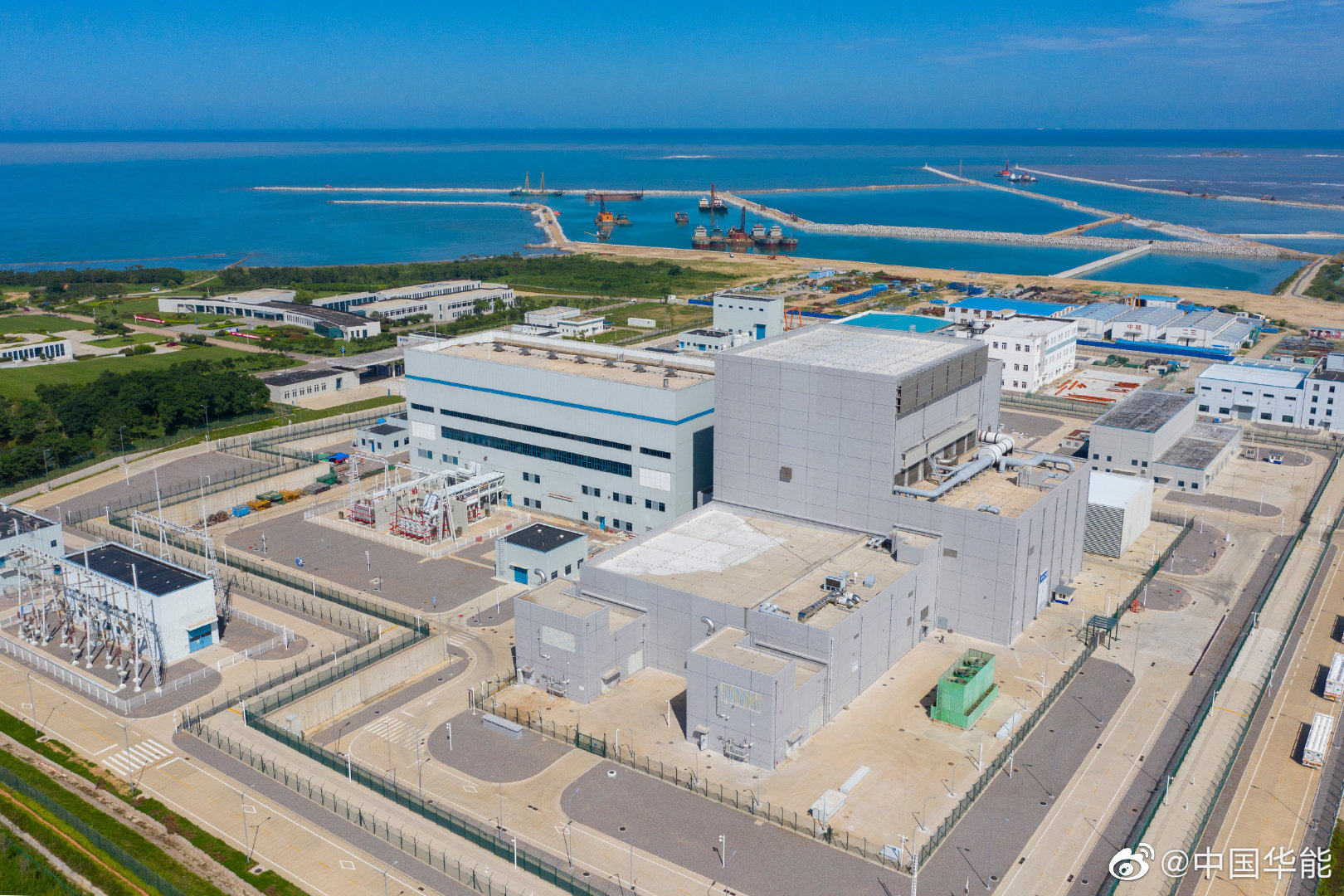 A view of the Shidaowan nuclear power station in Shandong province.  Photo: Weibo