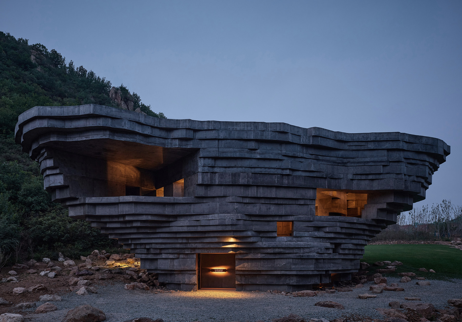 China’s Chapel of Sound rock venue was designed by OPEN Architects to match its wild surroundings. Photo: Jonathan Leijonhufvud/Instagram @jonathan.leijonhufvud
