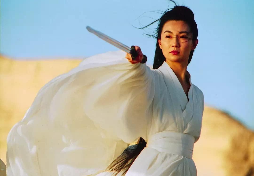 Maggie Cheung in a still from Hero (2002).