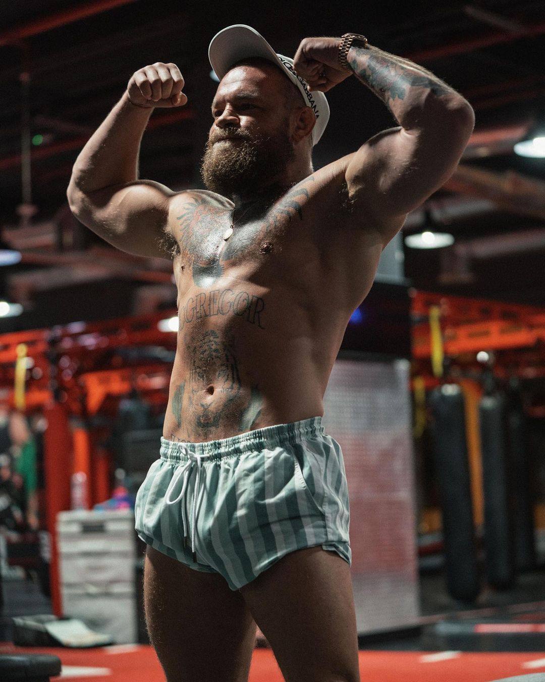 Conor McGregor shows off his muscle gain. Photo: Instagram/@thenotoriousmma