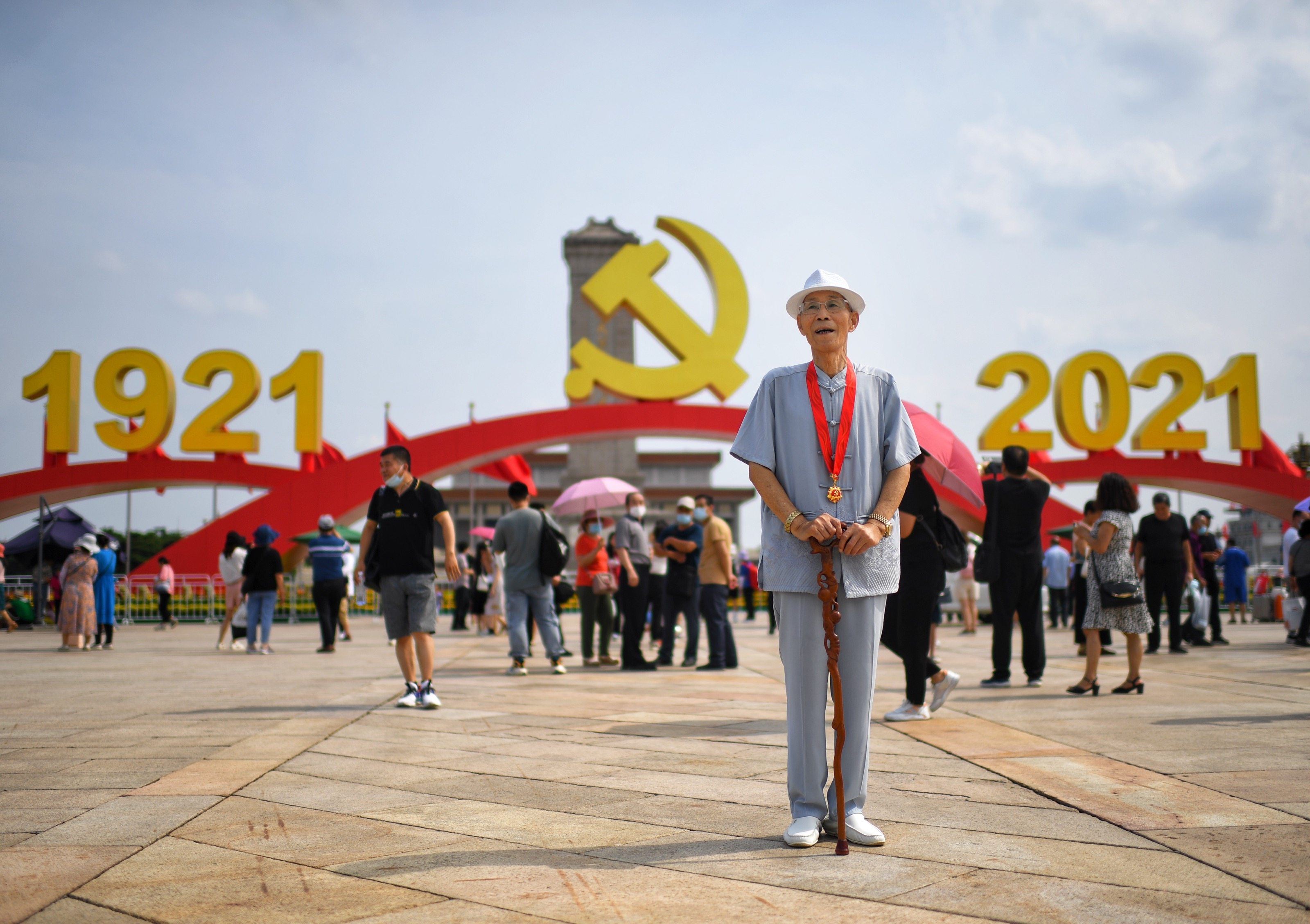 China celebrated the 100th anniversary of the founding of the communist party in 2021, and what a year it was. Photo: Getty Images