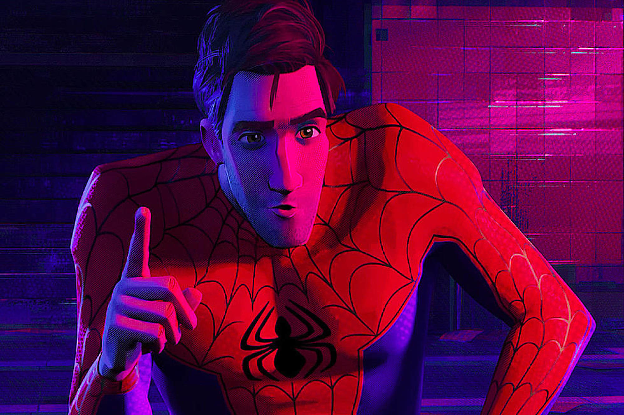 Человек паук вселенной 1. Питер Паркер человек паук человек-паук через вселенные 2018. Человек-паук через вселенные 2 Питер Паркер. Мульфильм "человек паук через вселенные".
