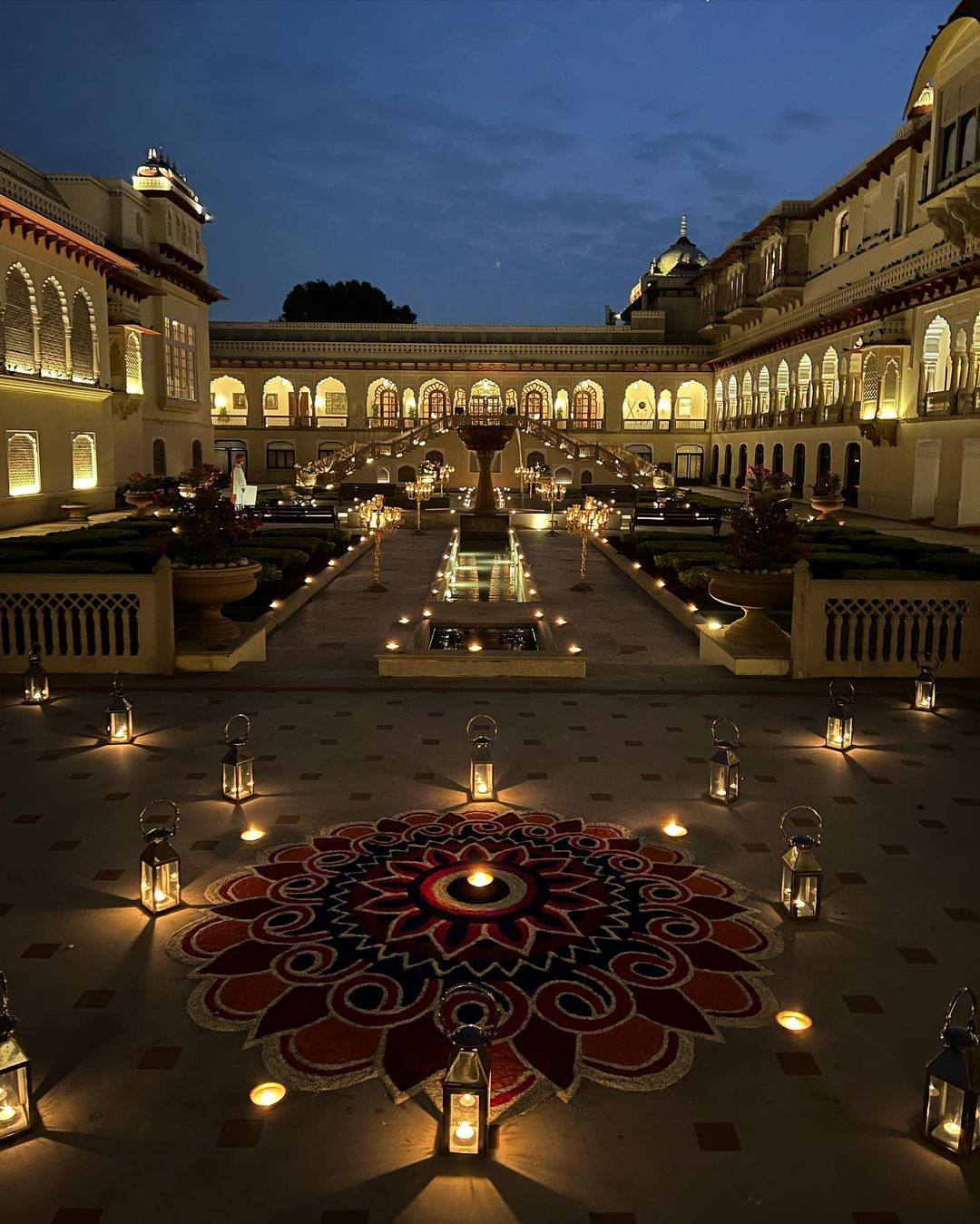 The Rambagh Palace in Jaipur, India. Photo: Instagram