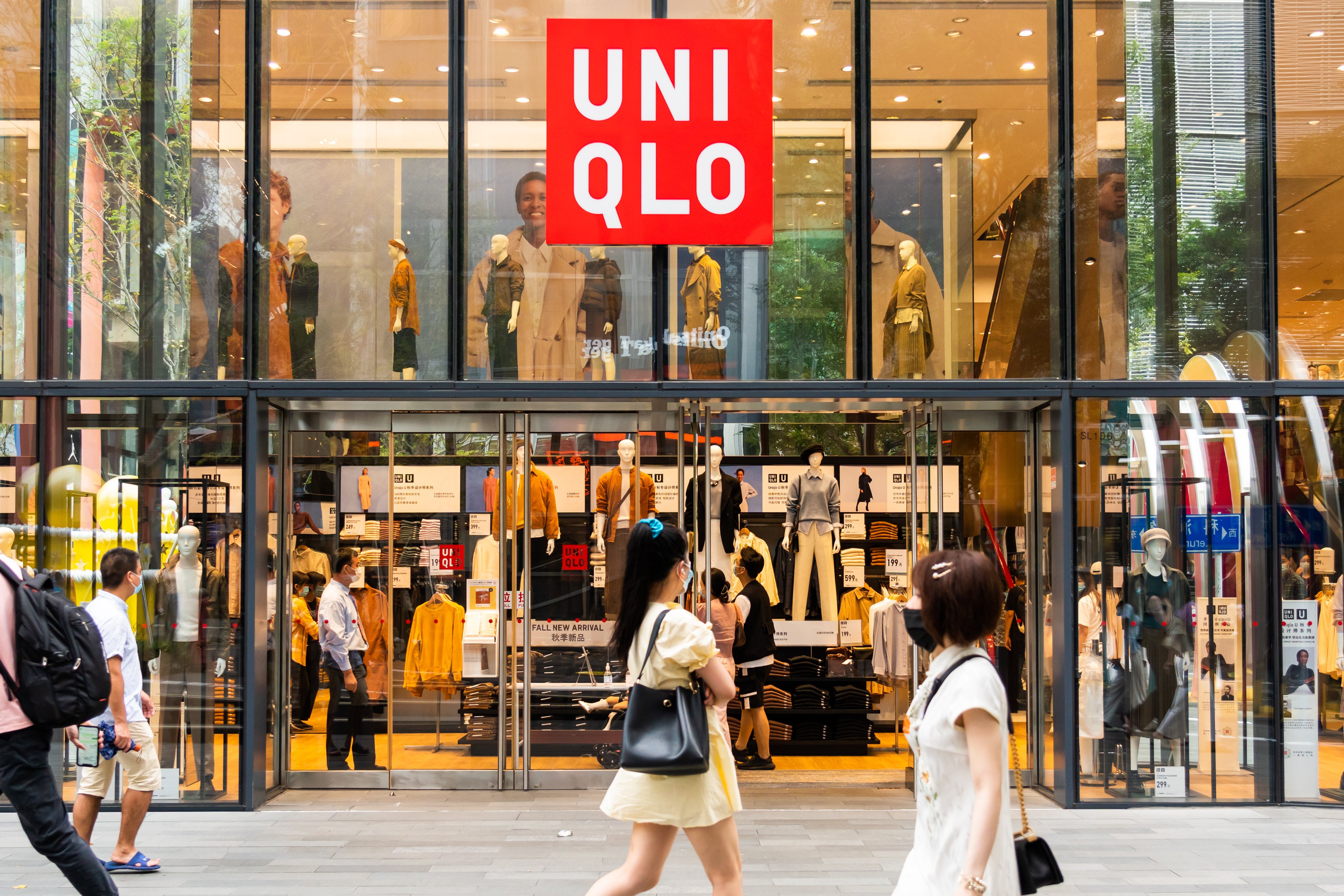A Uniqlo store in Shenzhen, China. Photo Getty Images
