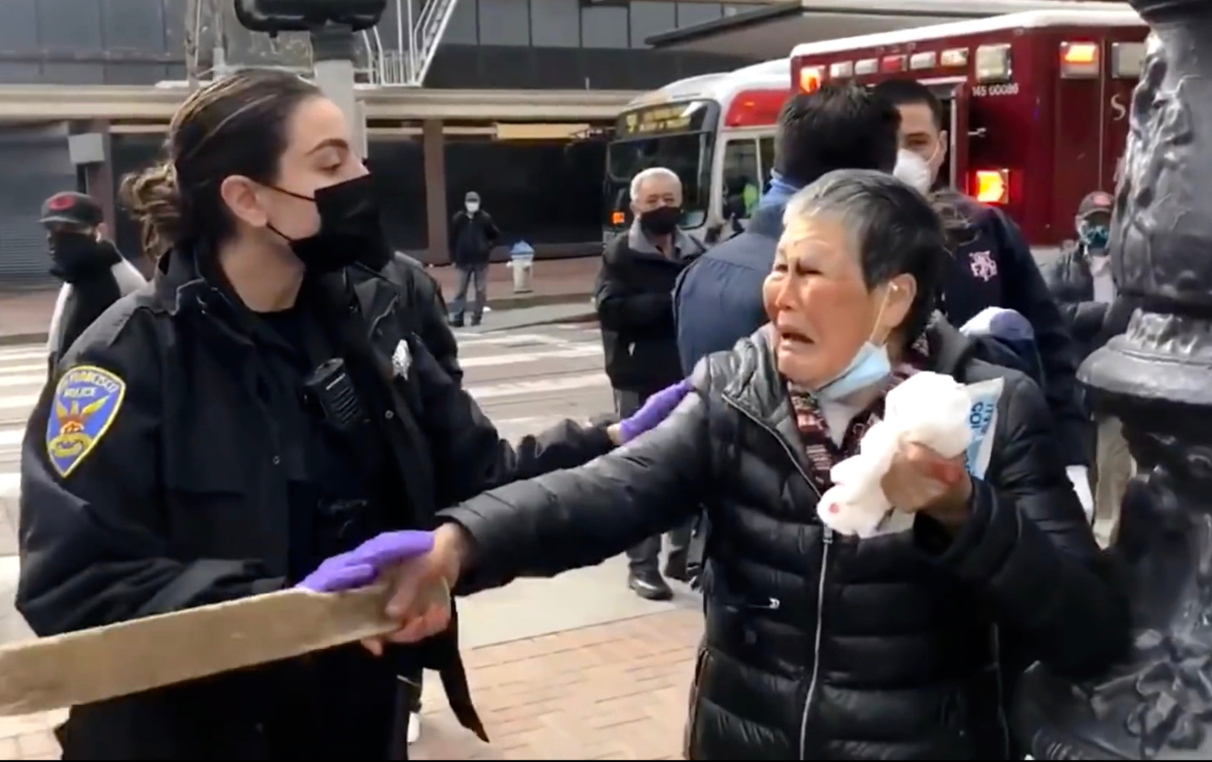 Xie Xiaozhen, a 76-year-old Chinese grandmother who fought off a violent attack in San Francisco with a wooden stick in March 2021, could not communicate with first responders as she only spoke Taishanese, which is related to Cantonese.