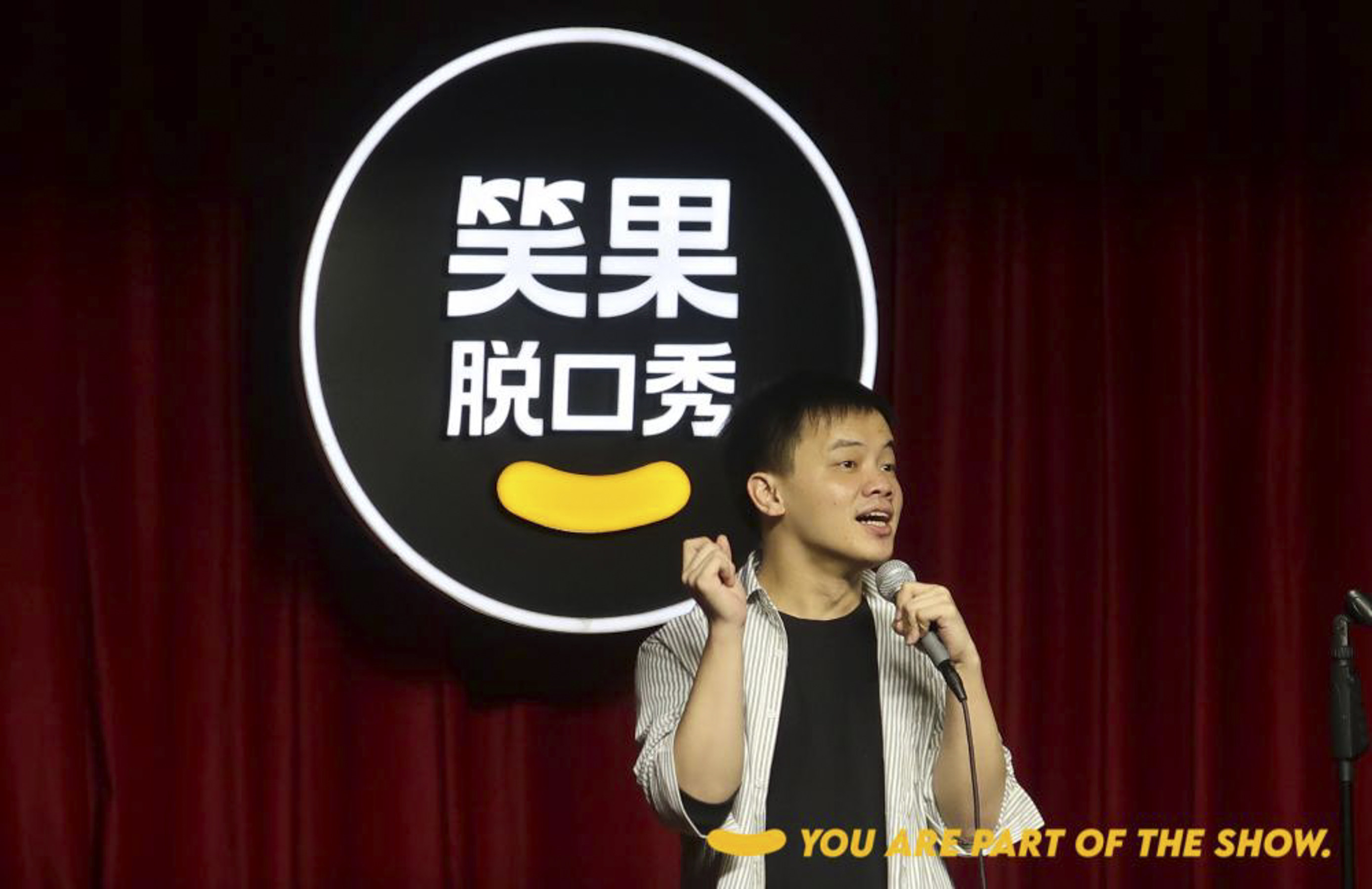 Zhang performs his comedy in Shanghai five nights a week. Photo: Handout 