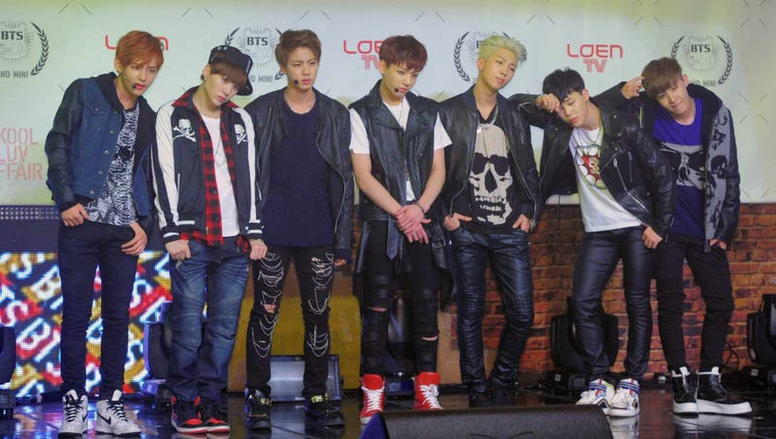BTS на презентации в Lotte Card Art Center в Сеуле, Южная Корея, 2014 год. Фото: Getty Images