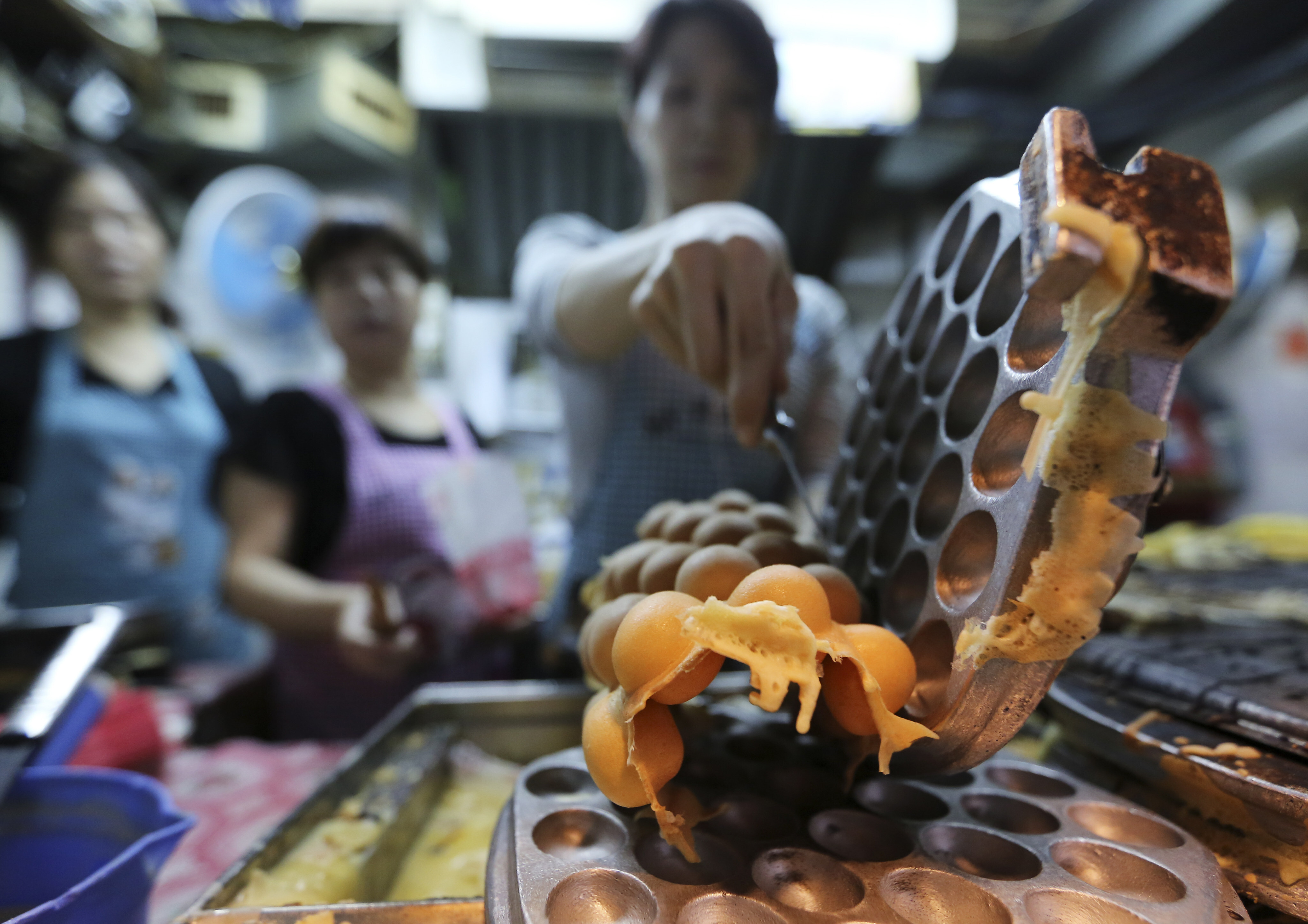 Egg waffles, also called ‘gai daan jai’, have a rich history in Hong Kong. Photo: SCMP