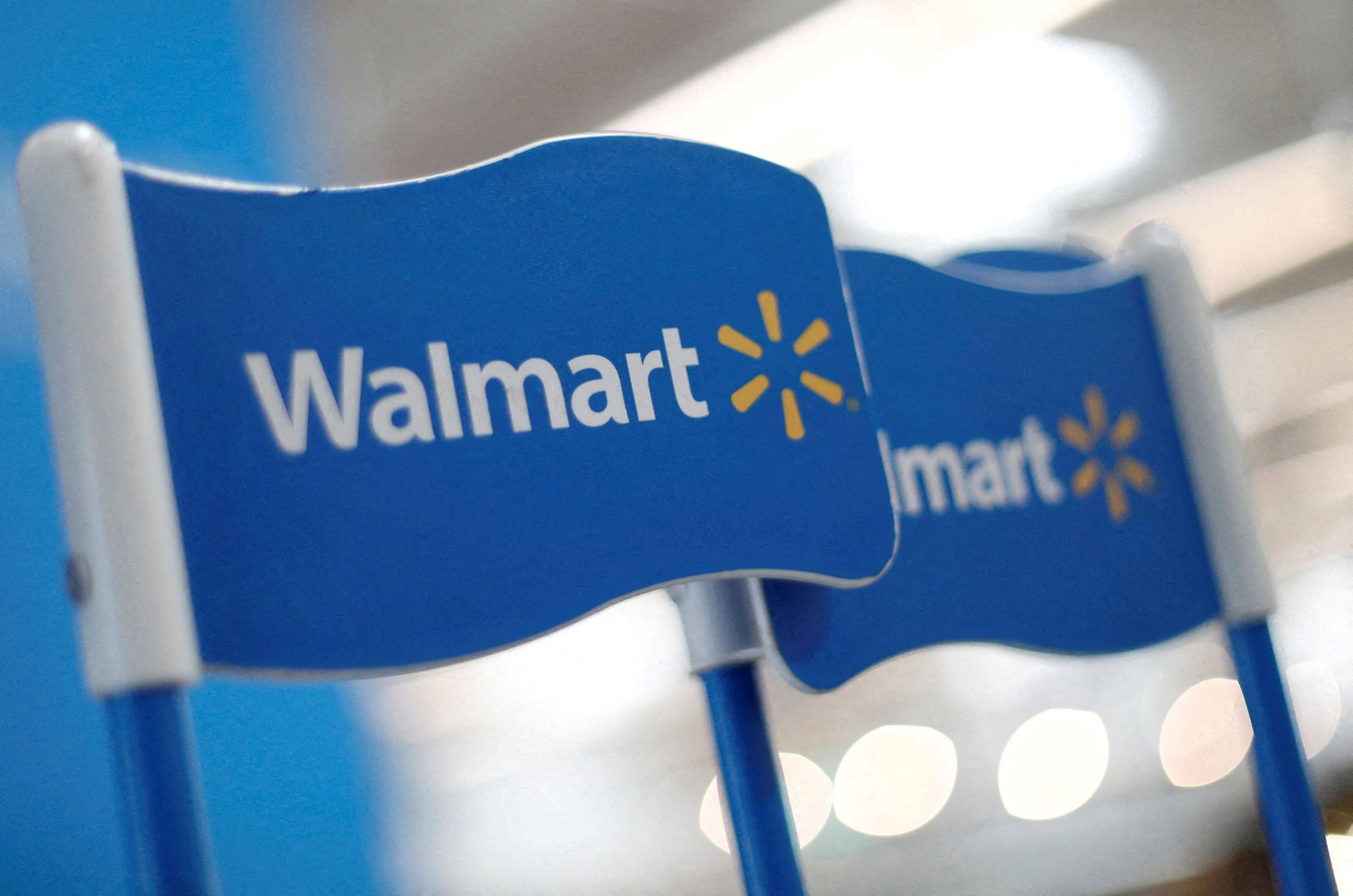 Walmart signs. Photo: Reuters 