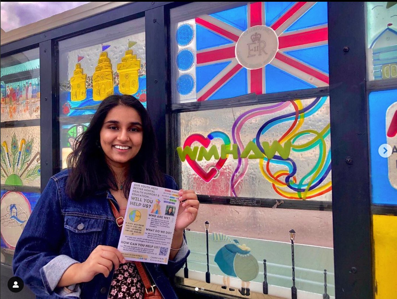 British-Indian student Tanya Marwaha has set up a programme to support young people with their mental health. Photo: Handout