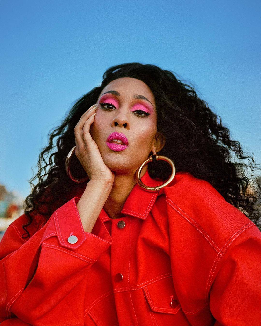 Michaela Jaé Rodriguez has become the first trans actor to win a Golden Globe, for FX’s Pose, which co-stars Billy Porter. Photo: @mjrodriguez7/Instagram