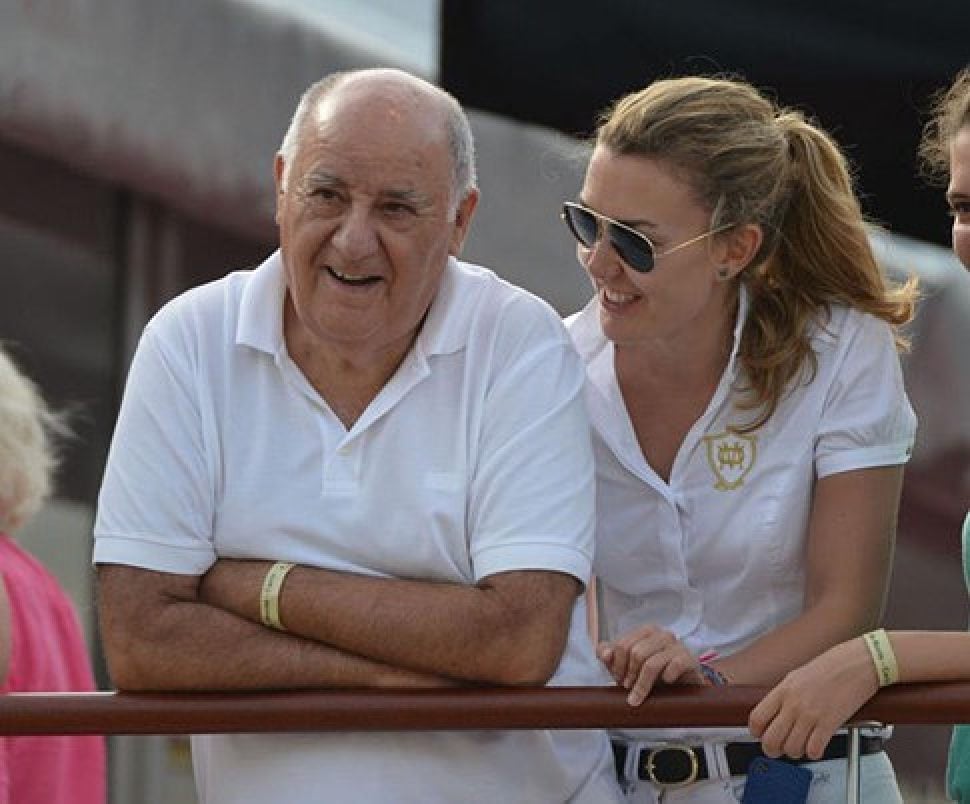 Zara founder Amancio Ortega with his daughter Marta Ortega Pérez. Photo: @amancioortegagaona/Instagram