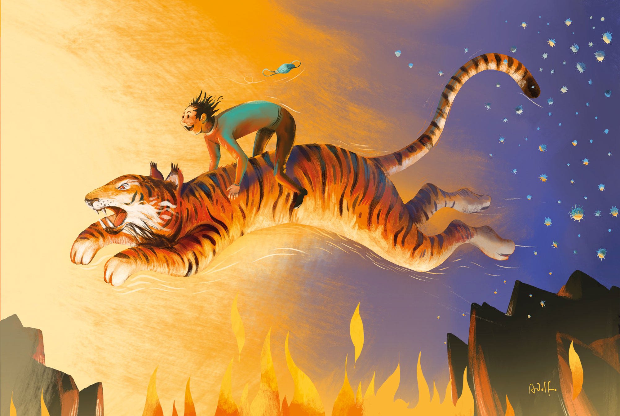 Feng shui experts reveal which zodiac signs will bring the most and the least luck in the fast approaching Year of the Tiger. Illustration: Adolfo Arranz