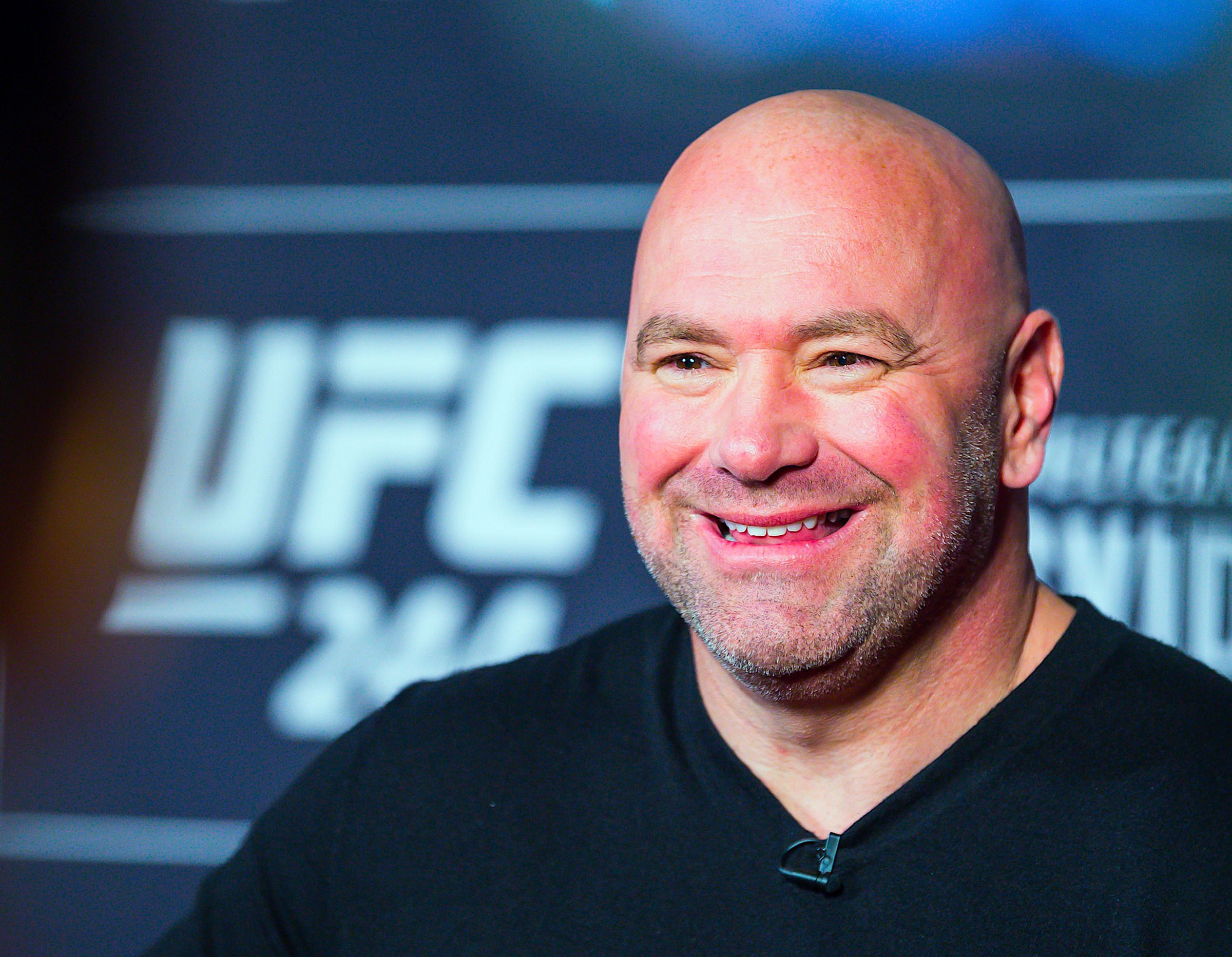 UFC Dana White smiles at the UFC 244 weigh-in. Photo: Jason Silva/ZUMA Wire/ZUMAPRESS.com