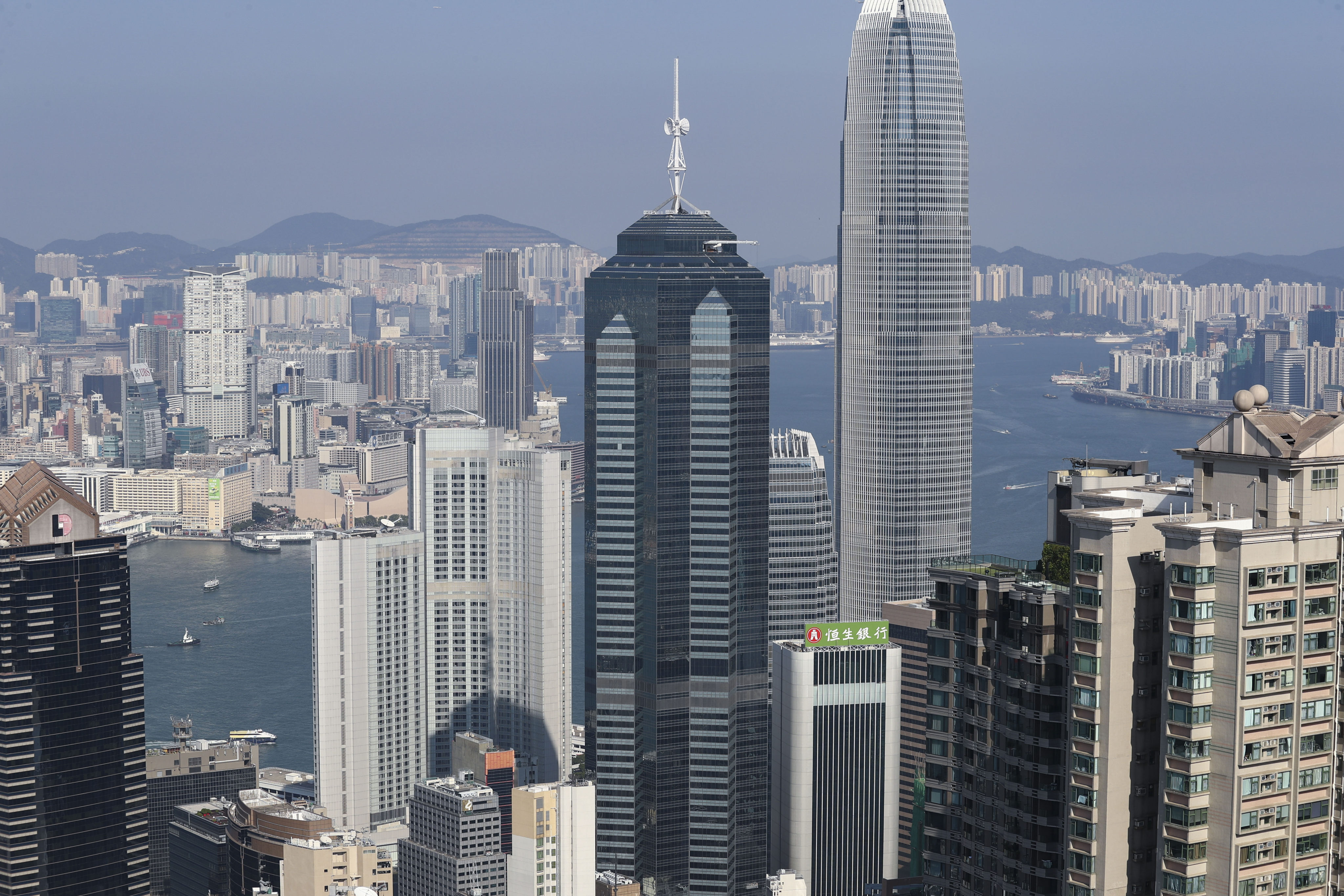 Exterior view of The Center building in Hong Kong’s Central area on 2 November 2017. Photo: Nora Tam