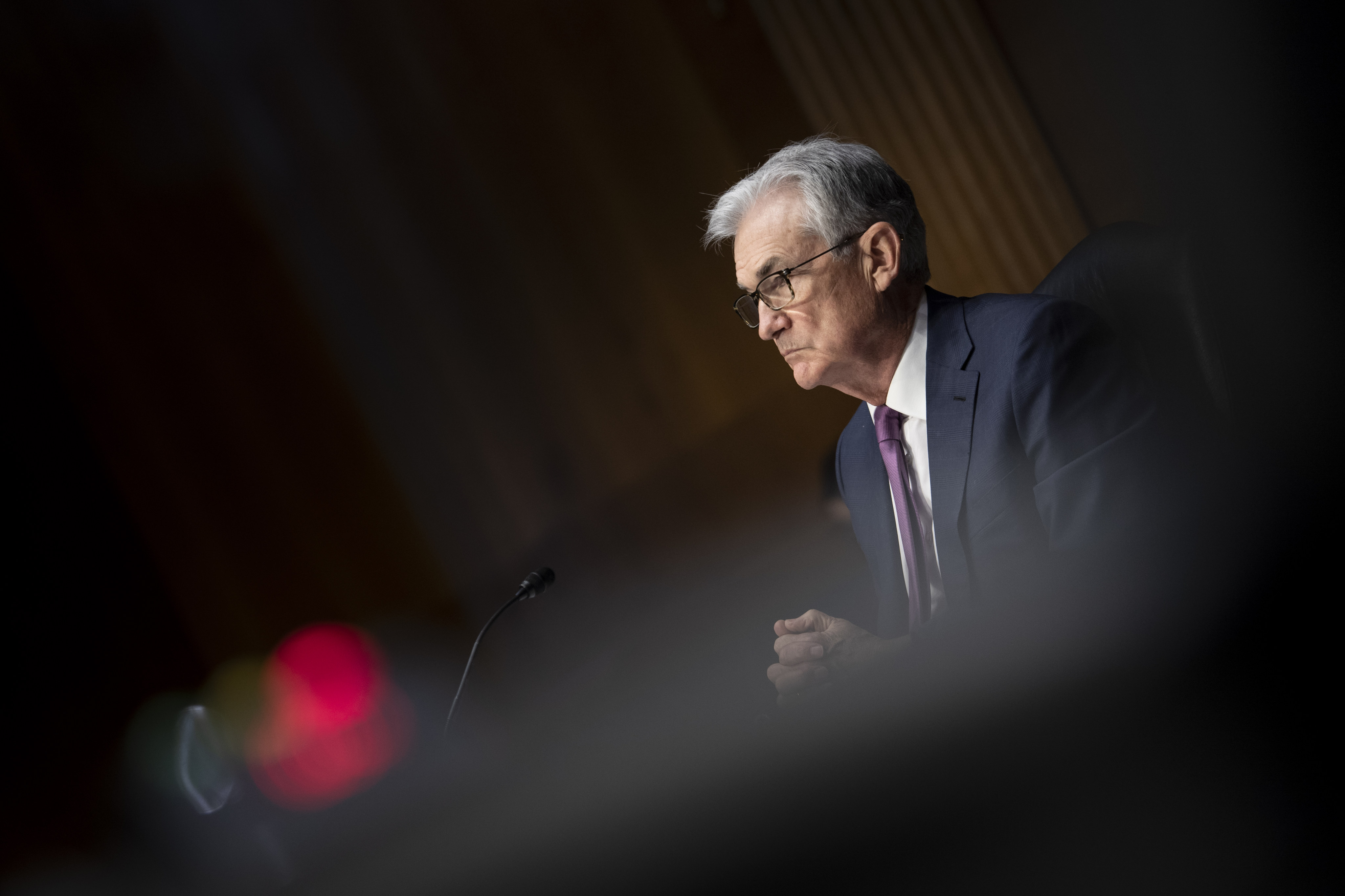 Jerome Powell, chairman of the US Federal Reserve, blamed the unexpected Delta variant for causing inflation to rise beyond all estimations in 2021. Photo: AFP/Bloomberg