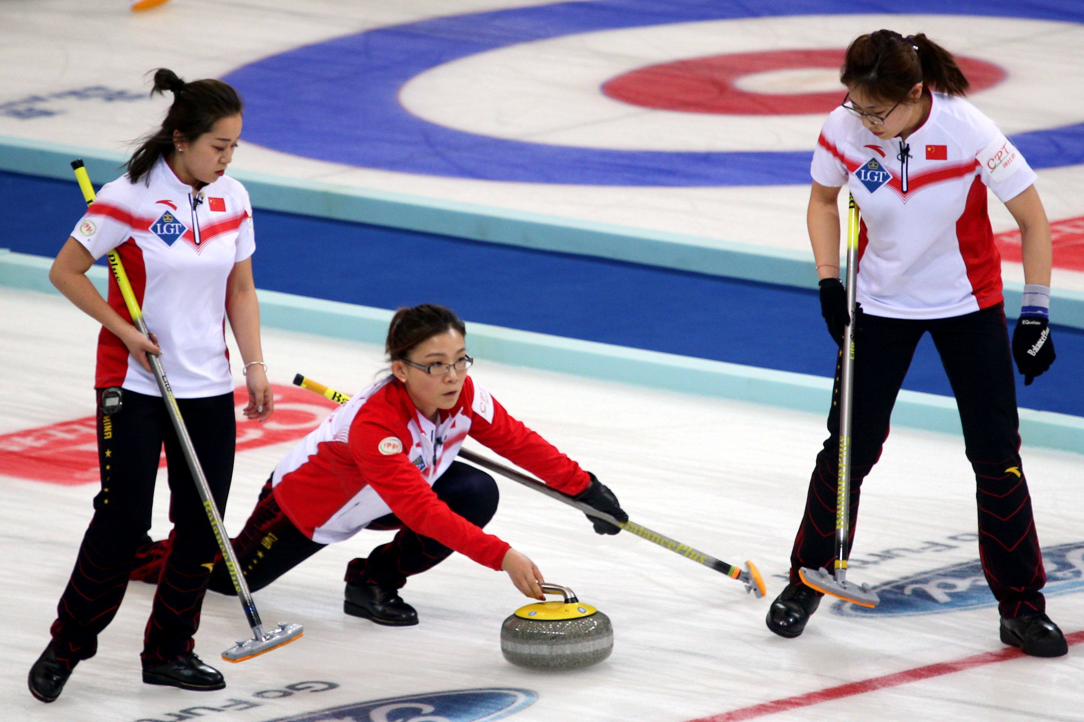 China’s Wang Bingyu led the way for women’s curling in the country for year, now, can the next generation take over? Photo: AFP