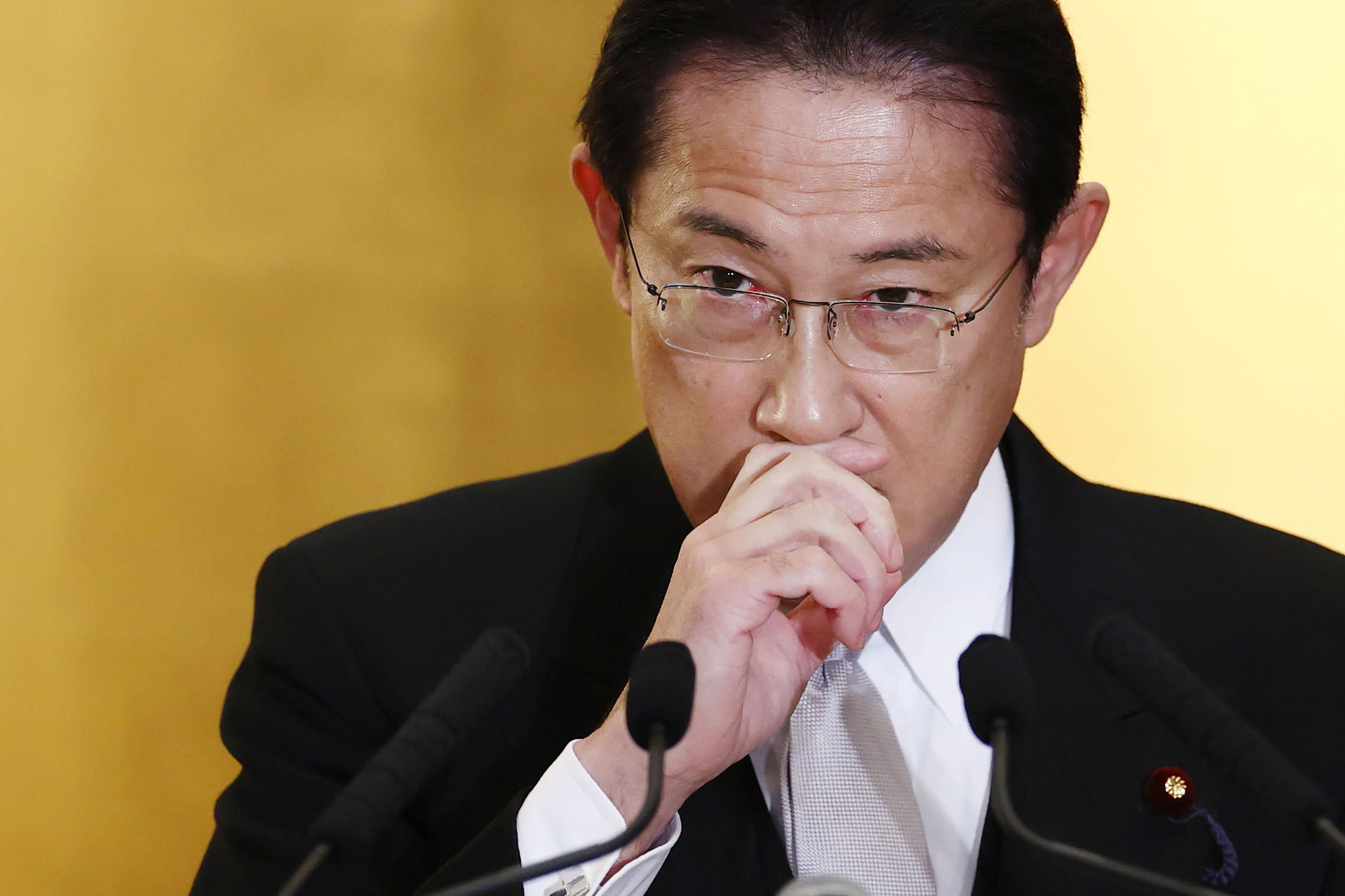 After taking office last October, Japanese prime minister Fumio Kishida faces a range of tough issues including economic recovery and growing concerns about China’s power.Photo: Kyodo News via AP