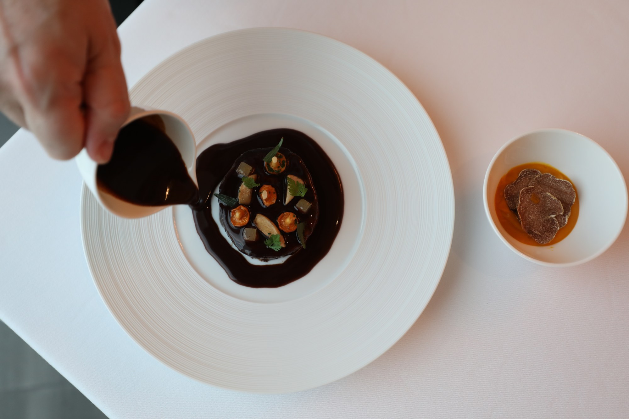 Hare “à la royale” from Sologne and its Royal sauce by Guillaume Galliot in Caprice at the Four Seasons, Hong Kong. Photo: SCMP/Xiaomei Chen