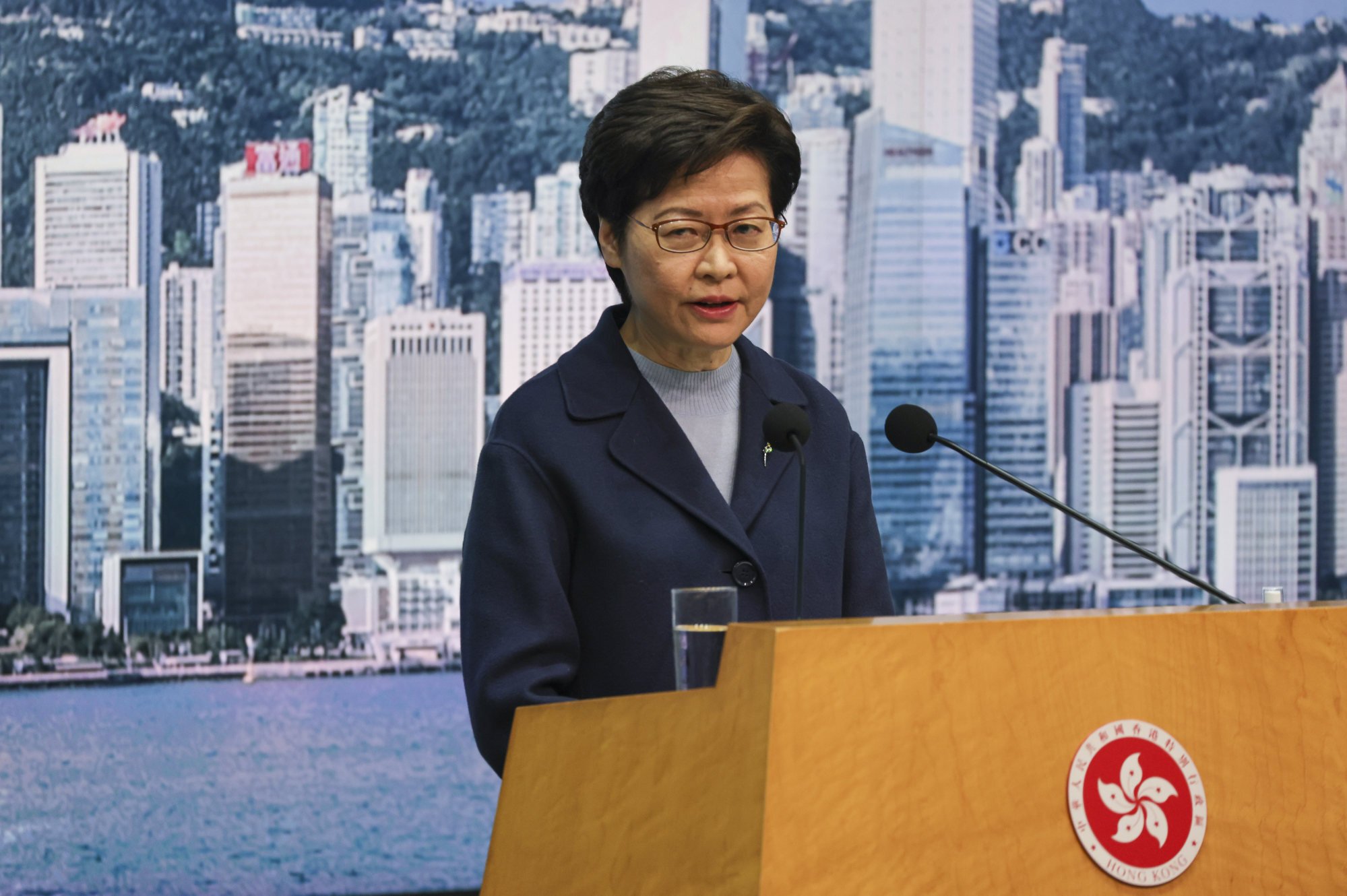 Chief Executive Carrie Lam Cheng Yuet-ngor was one focus of the resolution being debated by the European Parliament Photo: Nora Tam Chief Executive Carrie Lam Cheng Yuet-ngor was one focus of the resolution being debated by the European Parliament Photo: Nora Tam