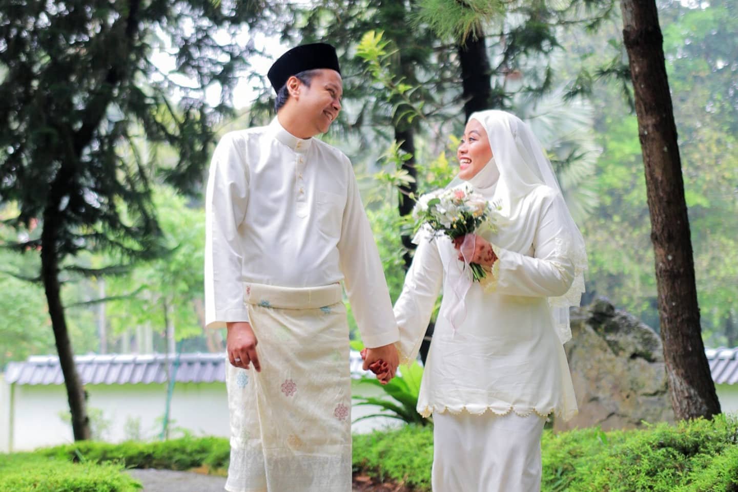 Malay-Muslim newlyweds Ili Aqilah and her husband Arif Jusoh were shocked to find out some Muslim couples are removing hijabs on camera for videos posted on social media platform TikTok. Photo: Handout