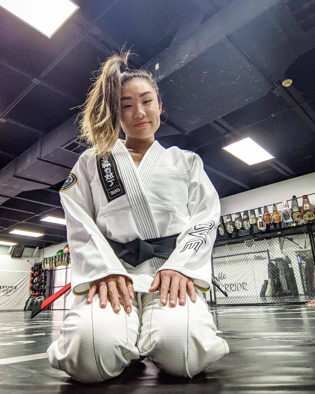 Angela Lee during training. Photo: Instagram/@angelaleemma