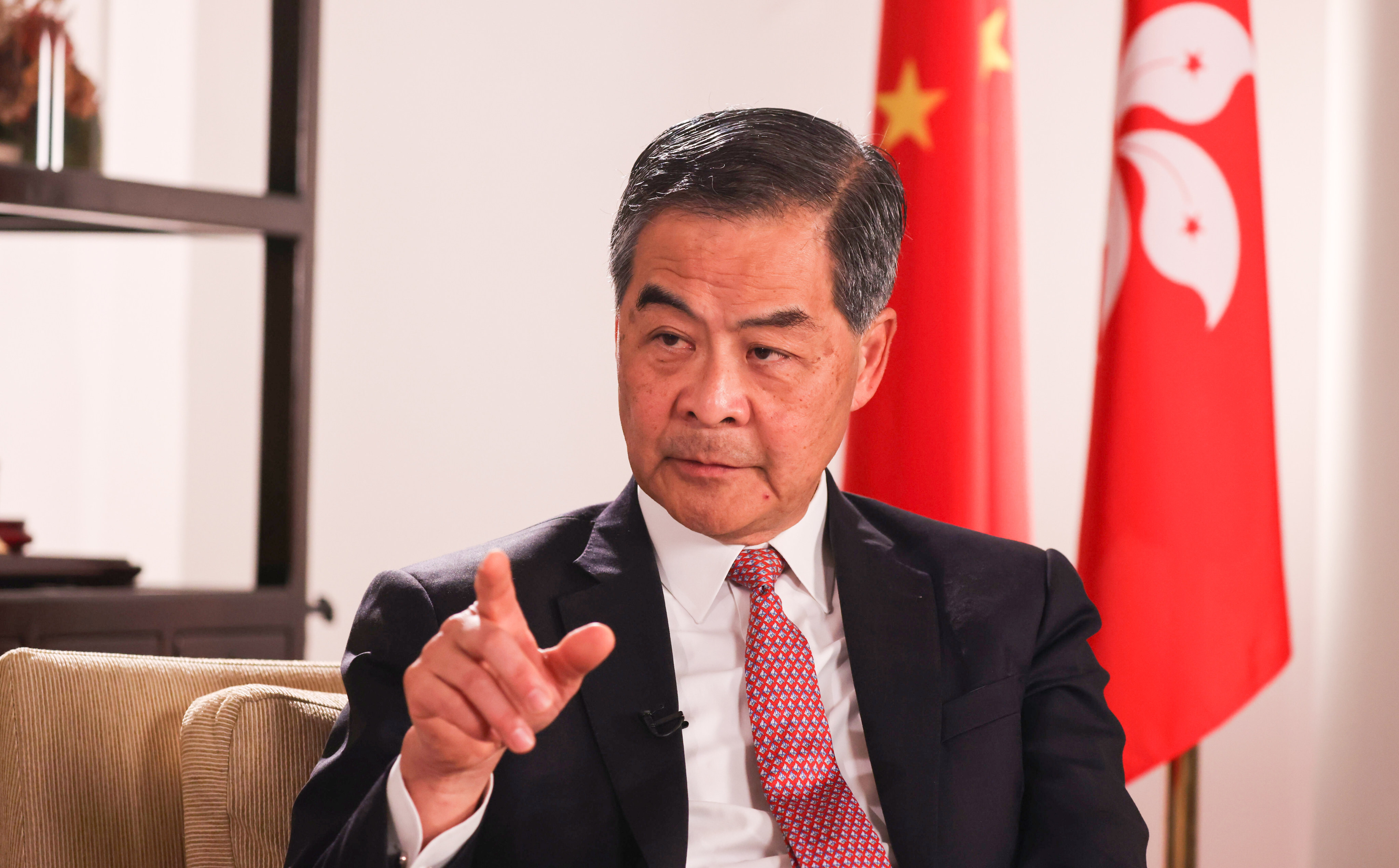 Former Hong Kong Chief Executive Leung Chun-ying. Photo: Nora Tam