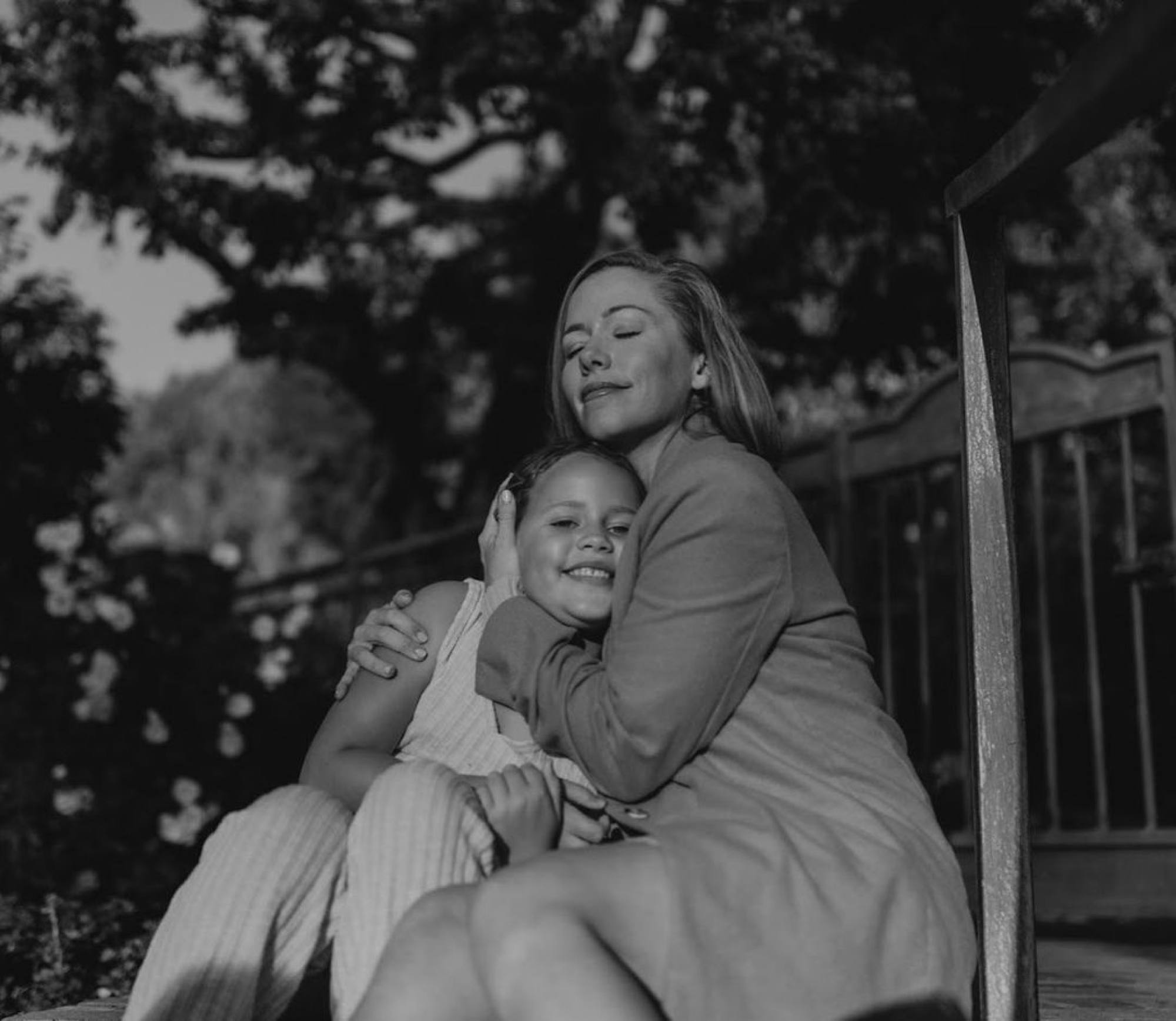 Wilkinson poses with her daughter Alijah. Photo: @kendrawilkinson/Instagram
