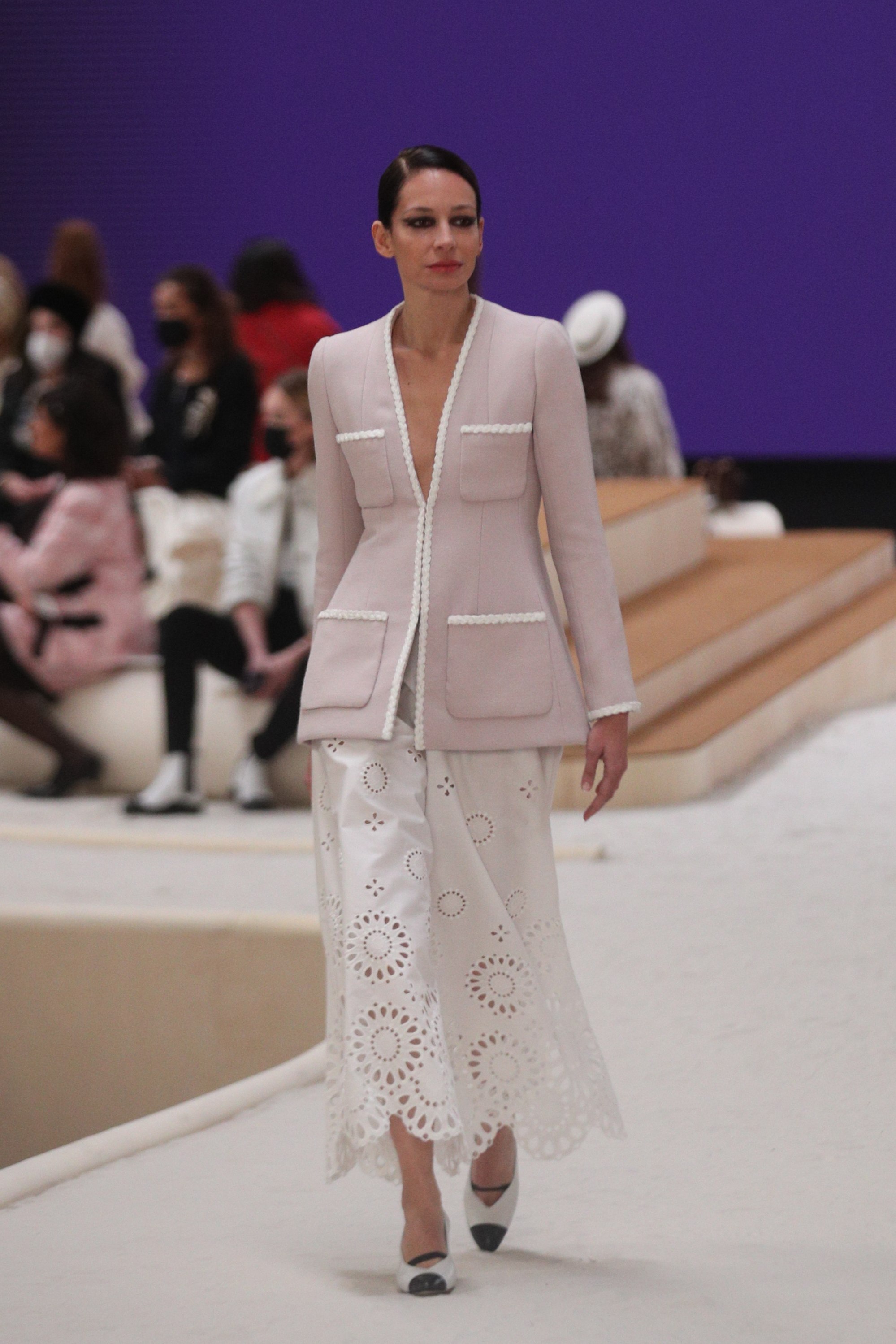 Chanel unveils the spring/summer 2022 couture show by Virginie Viard, as  Princess Grace Kelly's granddaughter Charlotte Casiraghi made a surprise  horseback entrance