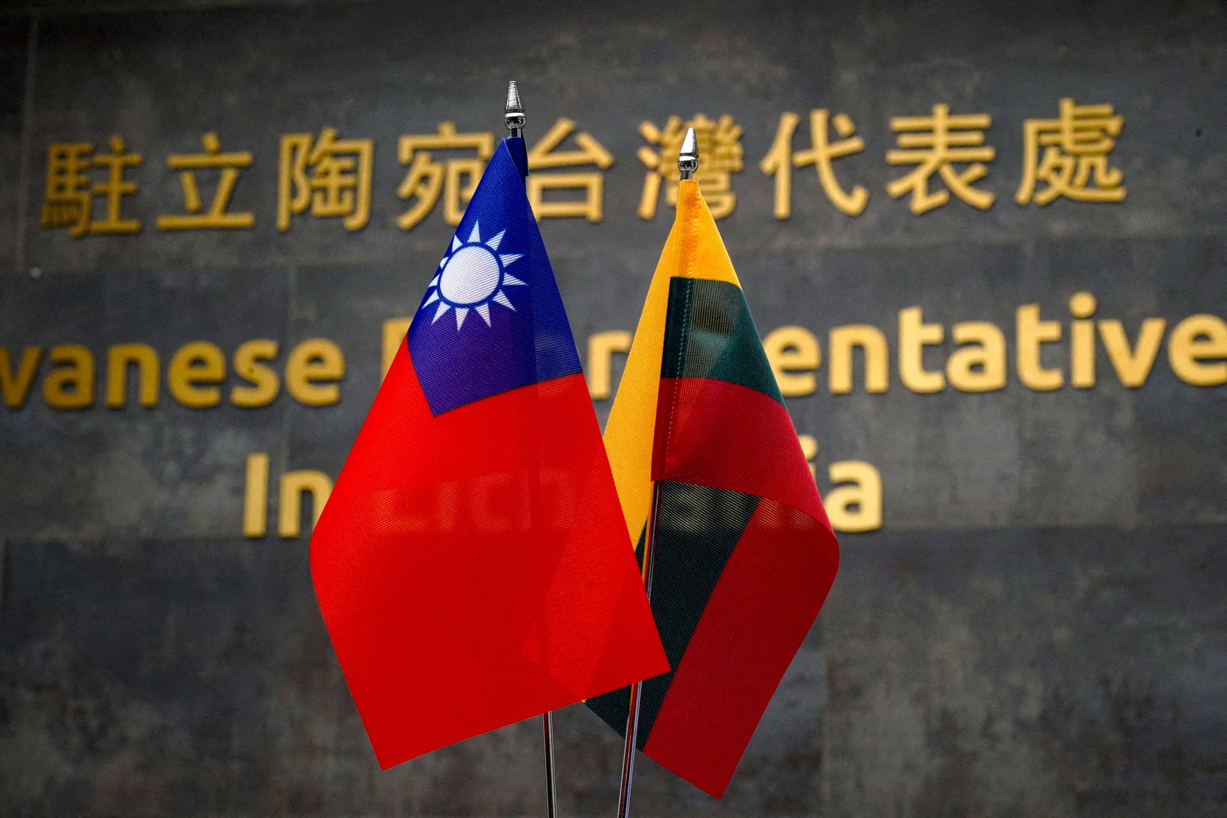 The ‘Taiwanese representative office’ in Lithuania prompted a furious reaction from Beijing. Photo: Reuters