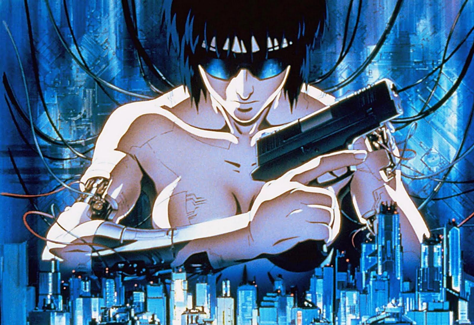 A still from manga’s Ghost in the Shell (1995).