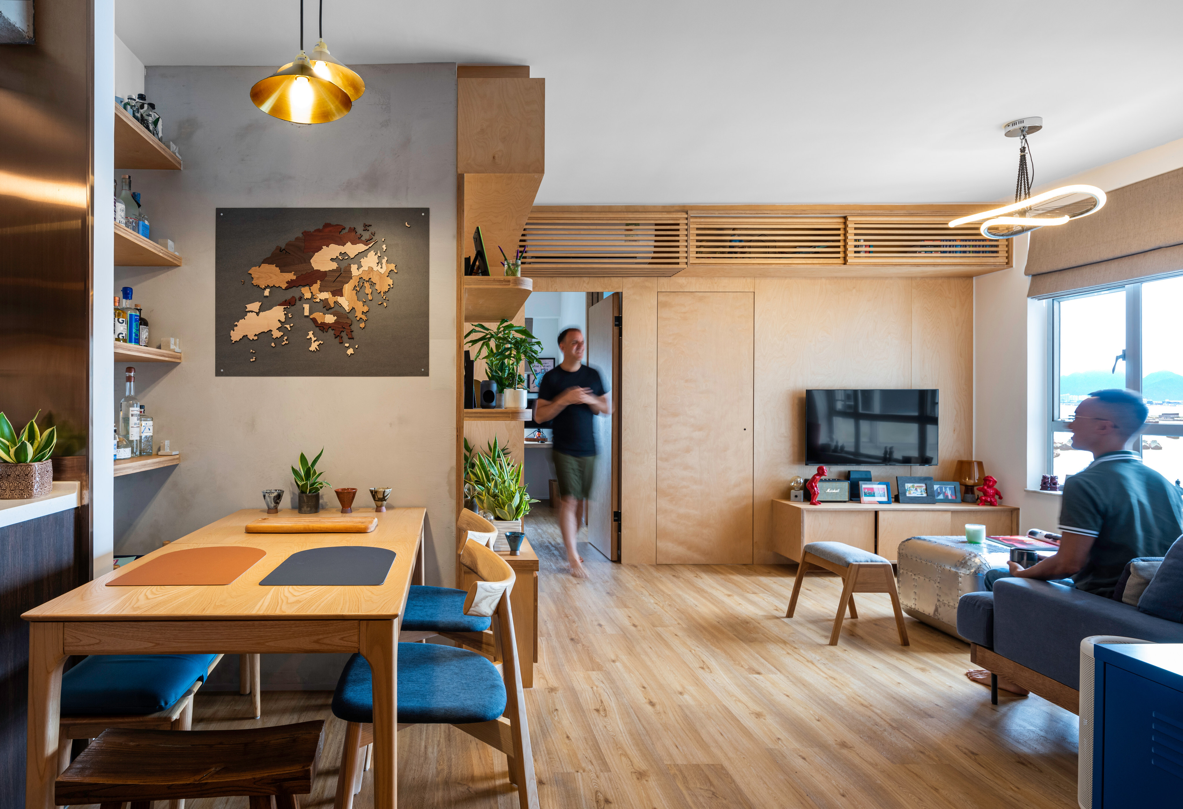 A couple’s Tuen Mun home has been made with furniture crafted by small Hong Kong makers in support of local businesses. Photo: Imagennix 