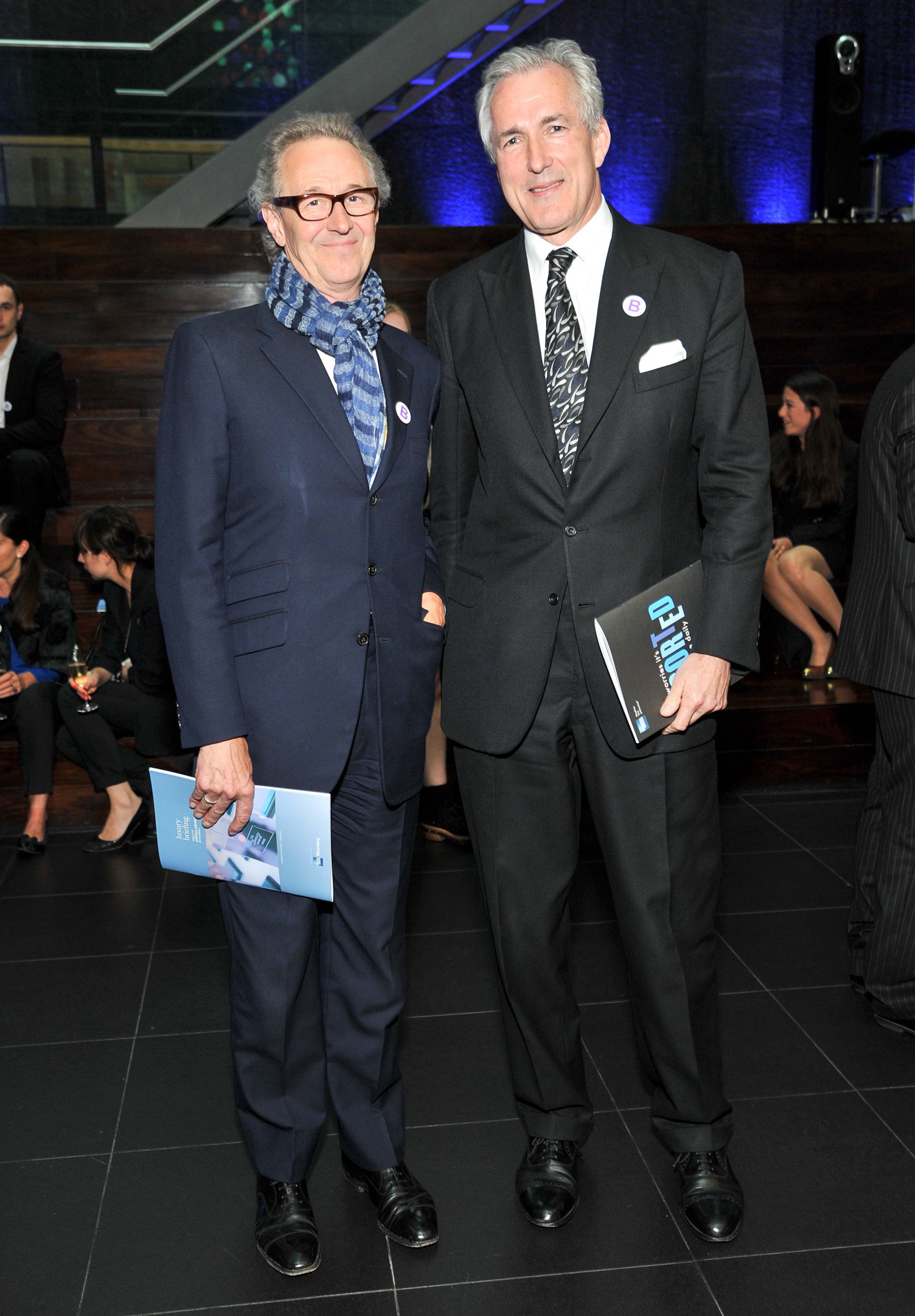 Chris Corbin (left) and Jeremy King attend the Luxury Briefing Awards in London, England in 2013. Photo: WireImage