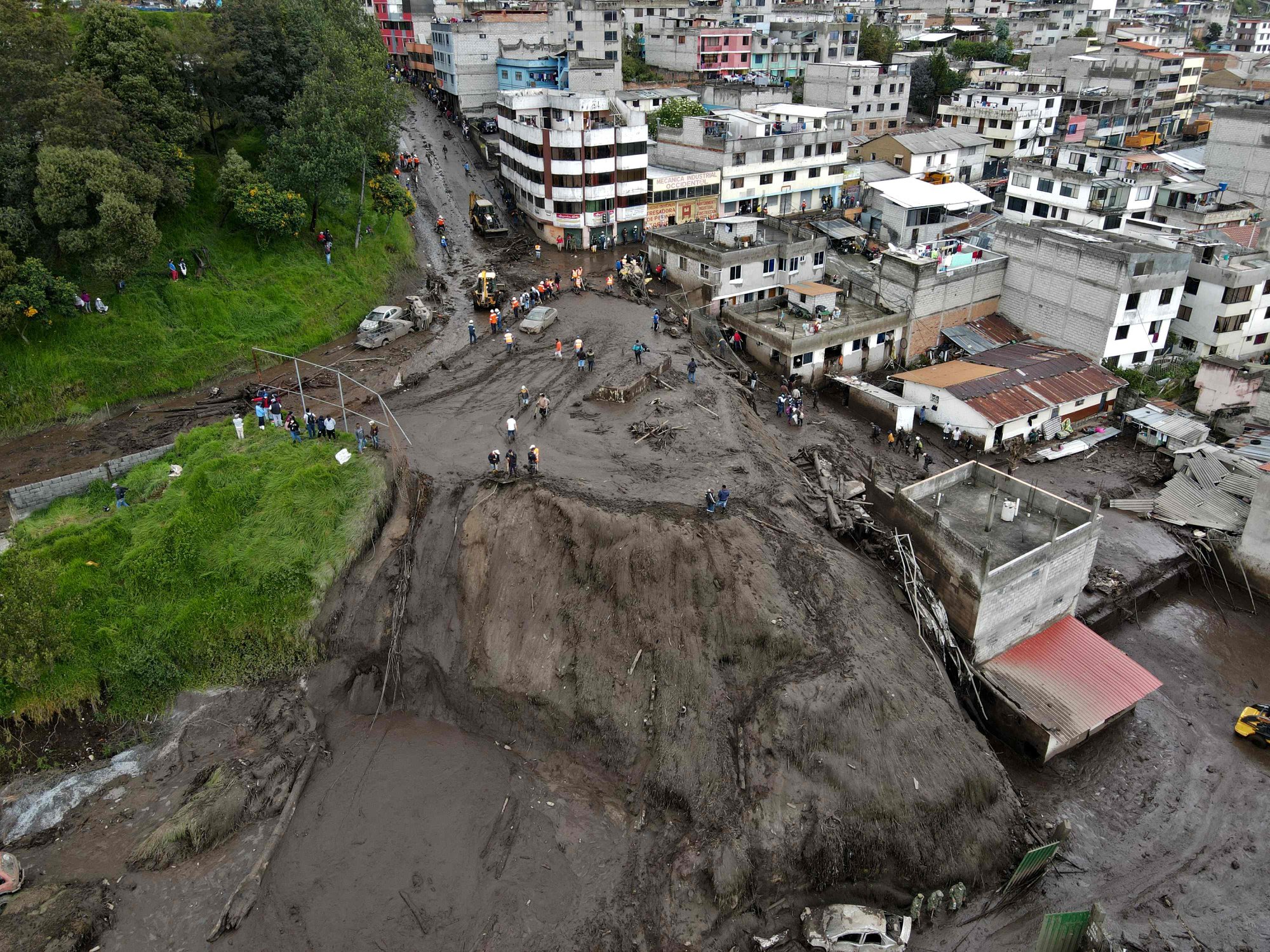Ecuador capital Quito hit by flooding and landslides, killing dozens