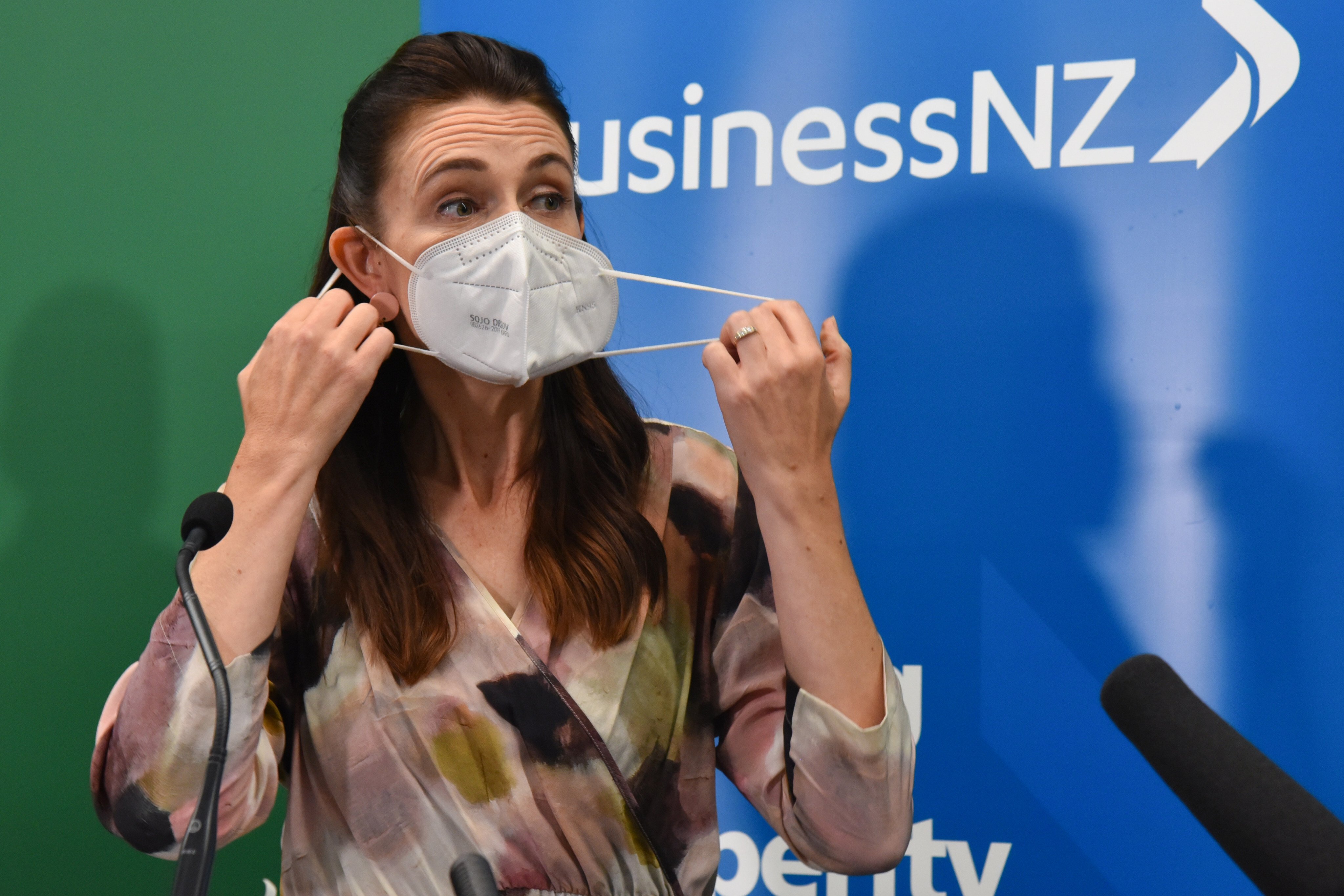 New Zealand Prime Minister Ardern at a press conference in Auckland. Photo: dpa