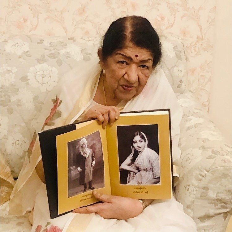 Lata Mangeshkar has passed away at 92 after a life singing the songs for many Bollywood hit films. Photo: @lata_mangeshkar/Instagram