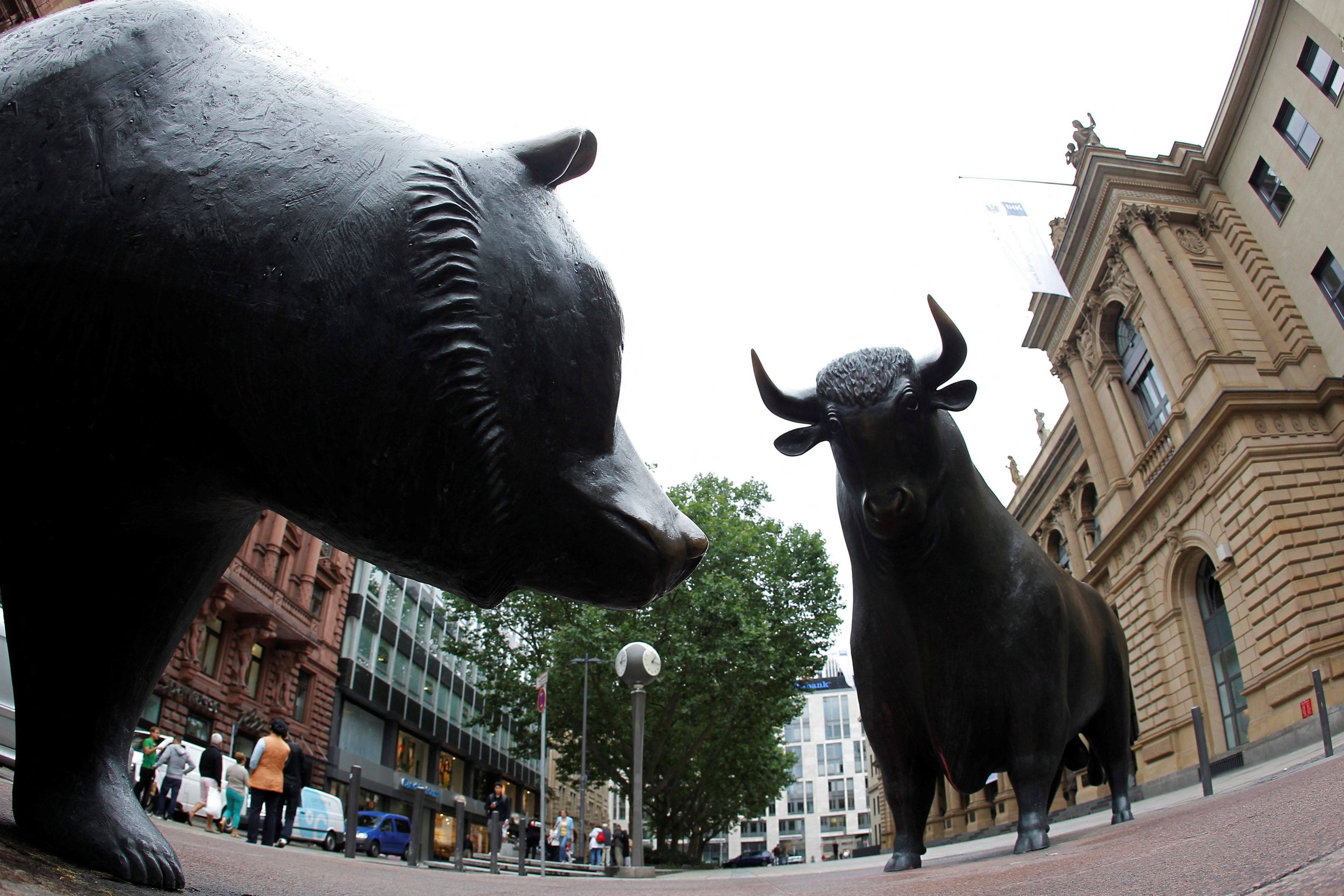 Bears are winning the day as stocks slide for a second day in Hong Kong on US red-flag list. Photo: Reuters