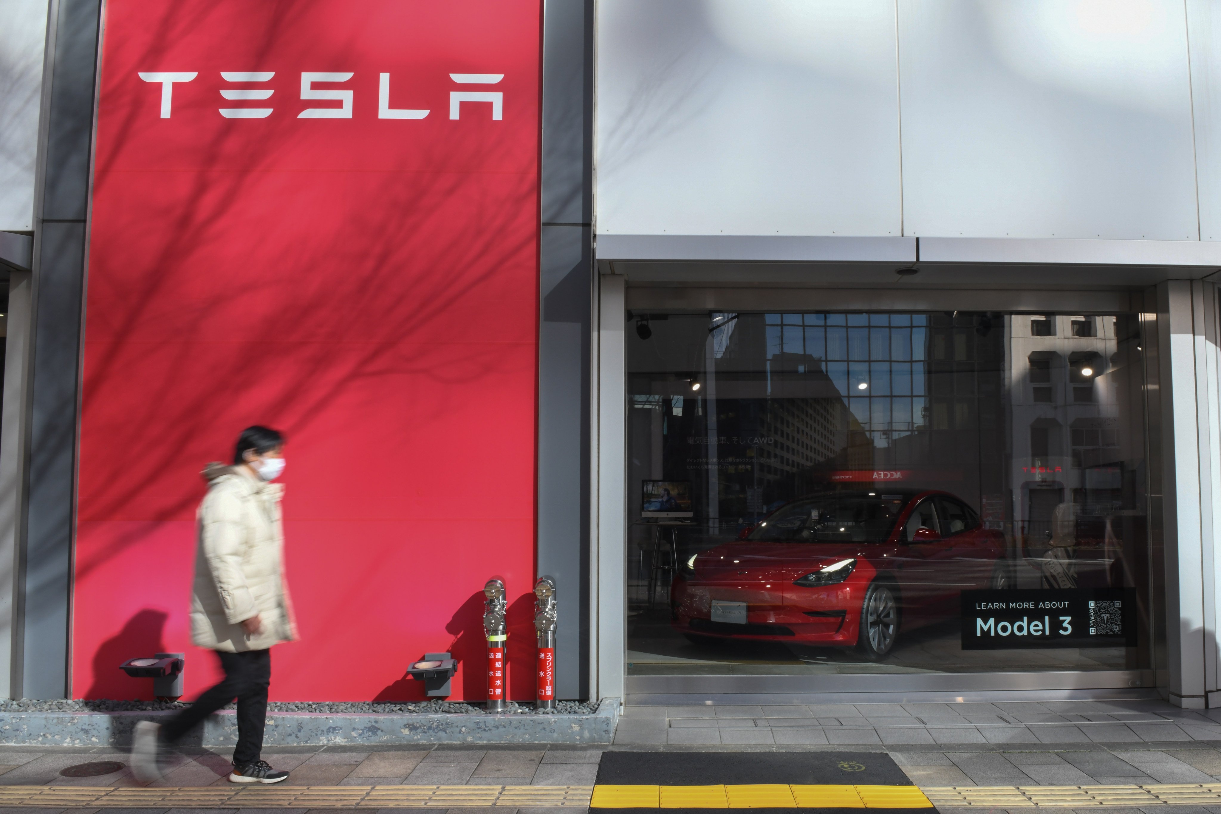 Tesla is the runaway leader in China’s premium electric car segment. Photo: Bloomberg