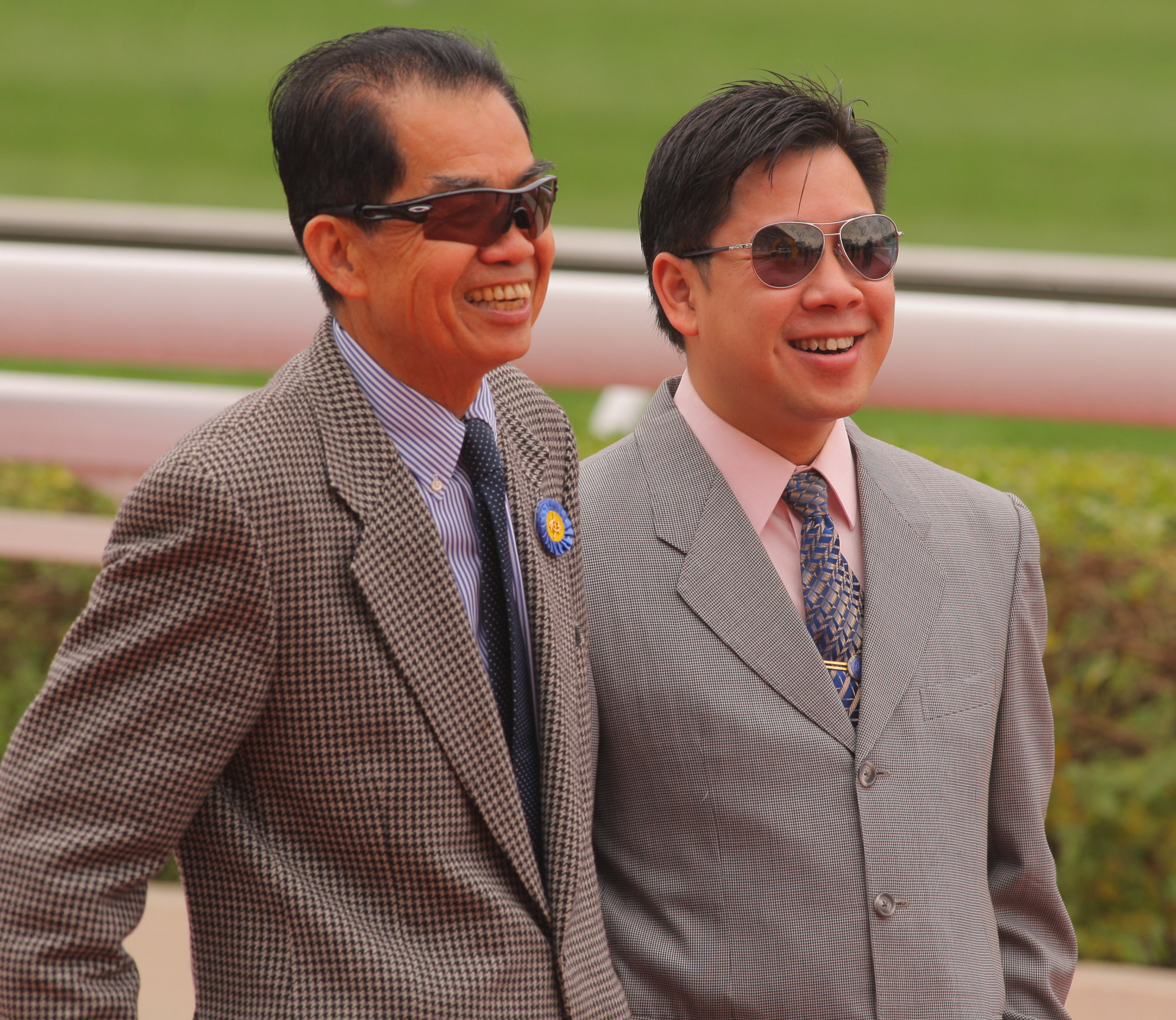 Brian Kan (left) with Dennis Yip. Photo: Kenneth Chan