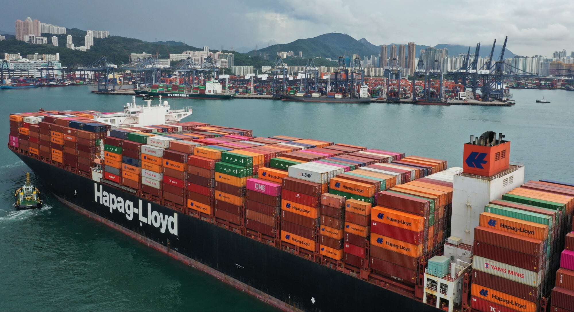 A view of Kwai Tsing Container Terminals. Photo: Winson Wong A view of Kwai Tsing Container Terminals. Photo: Winson Wong