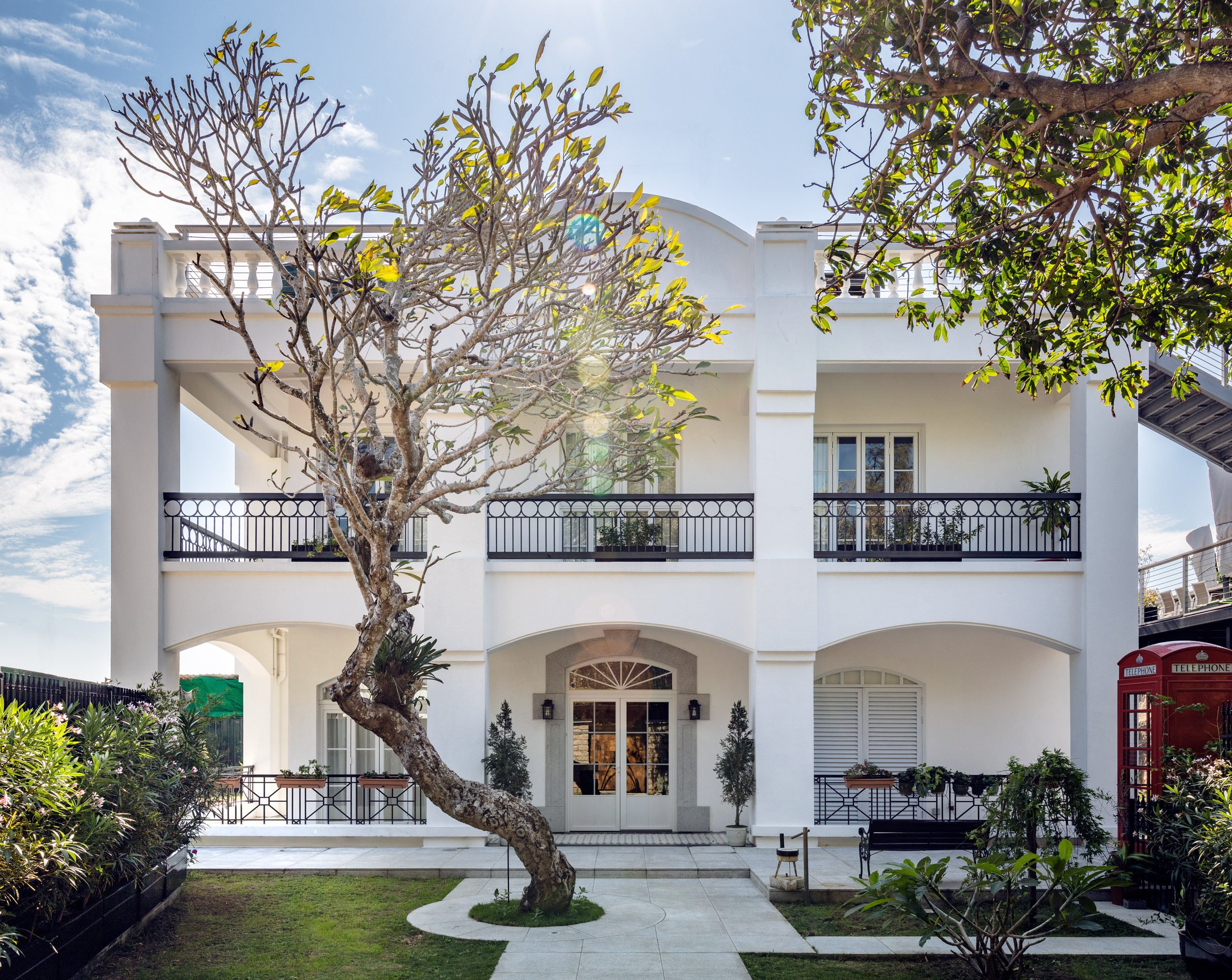 Architect Eric Chih and interior designer Kaye Dong turned the site of a rundown nunnery on Hong Kong’s Cheung Chau island into a home with “that old colonial building look”. Photo: Dennis Lo