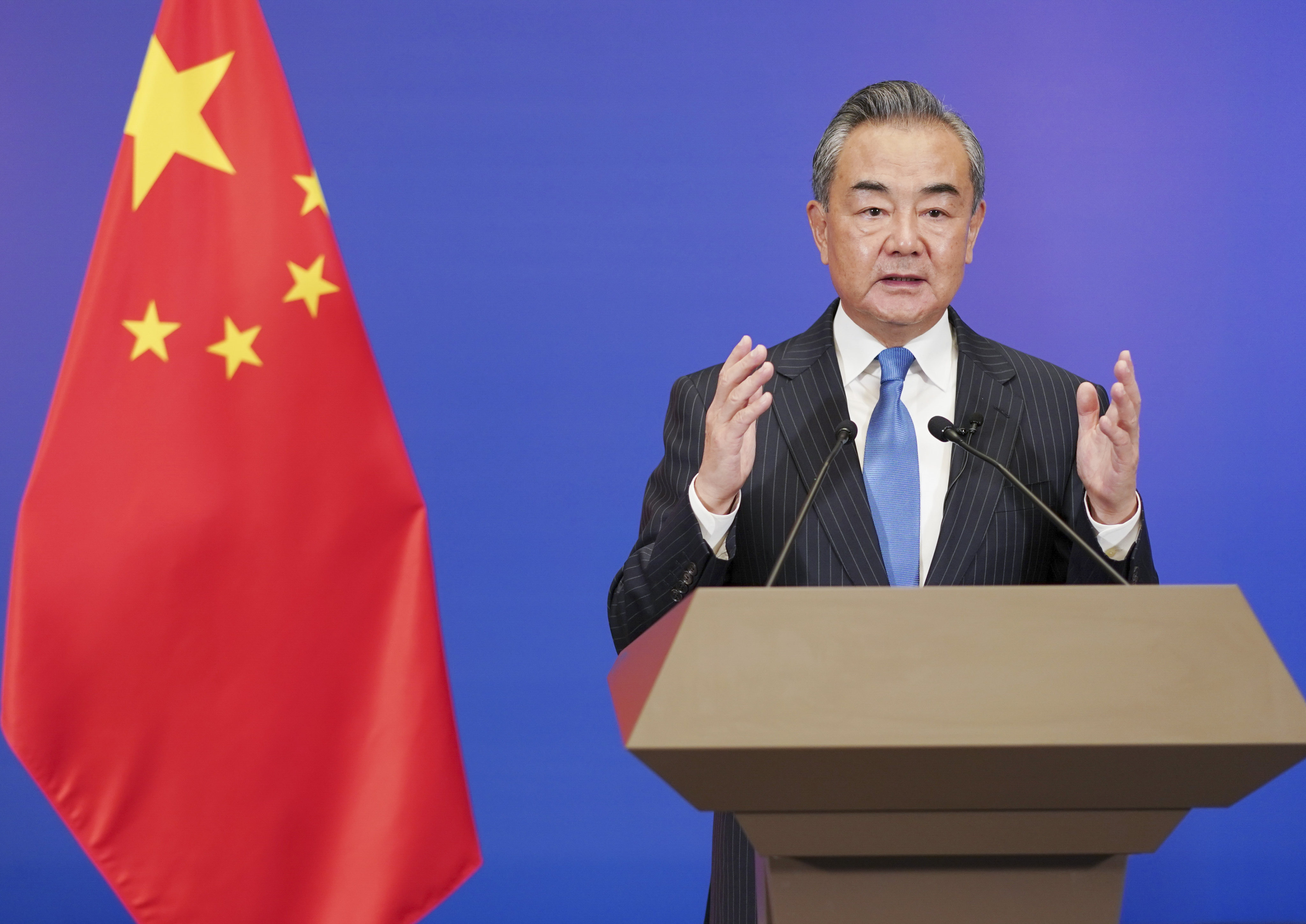 Chinese Foreign Minister Wang Yi said claims of Uygur repression are ‘lies’. Photo: Xinhua