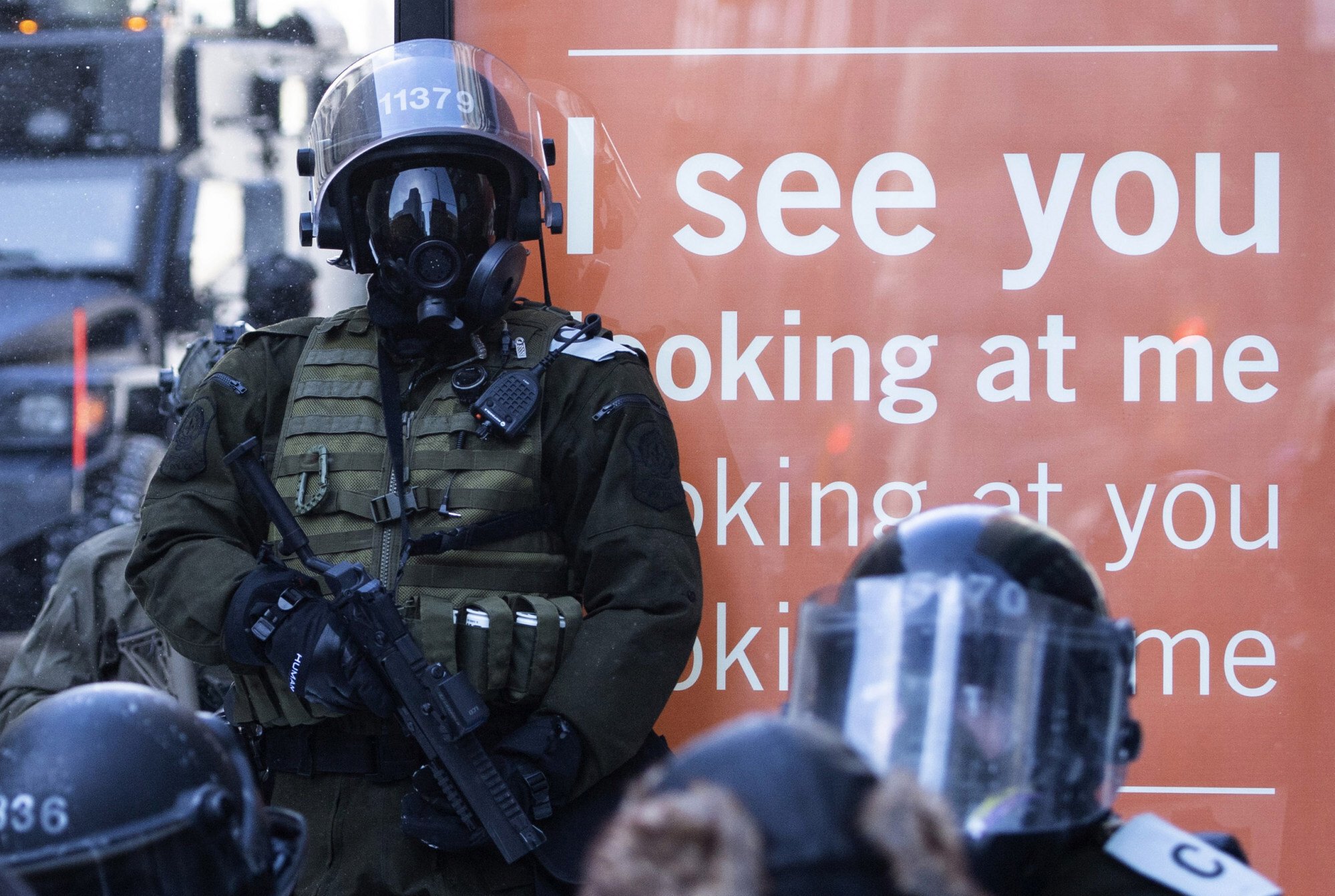 Canadian police in riot gear clear main protest hub in Ottawa as ...