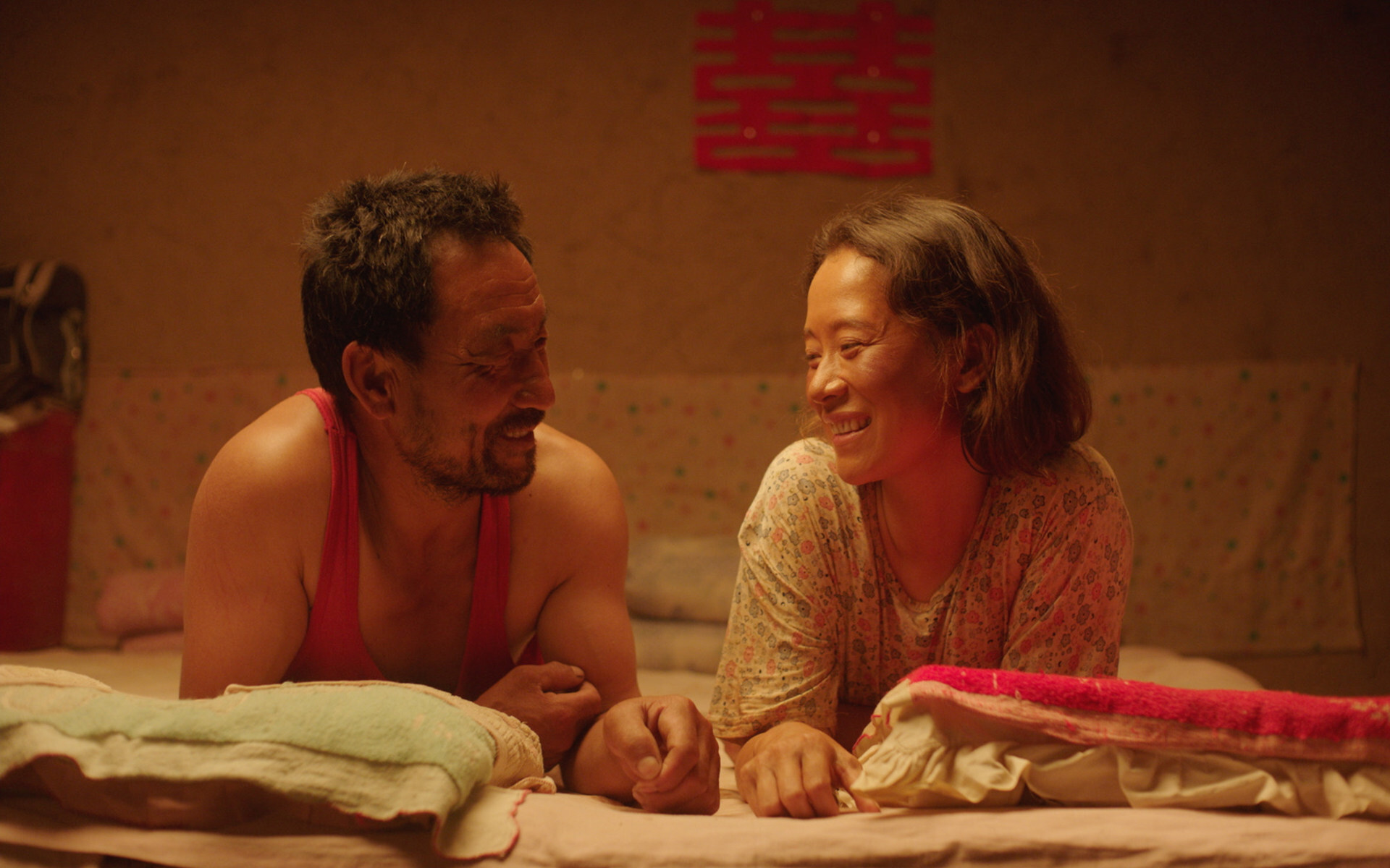 Wu Renlin (left) and Hai Qing in a still from Return to Dust. Photo: Hucheng No 7 Films Ltd