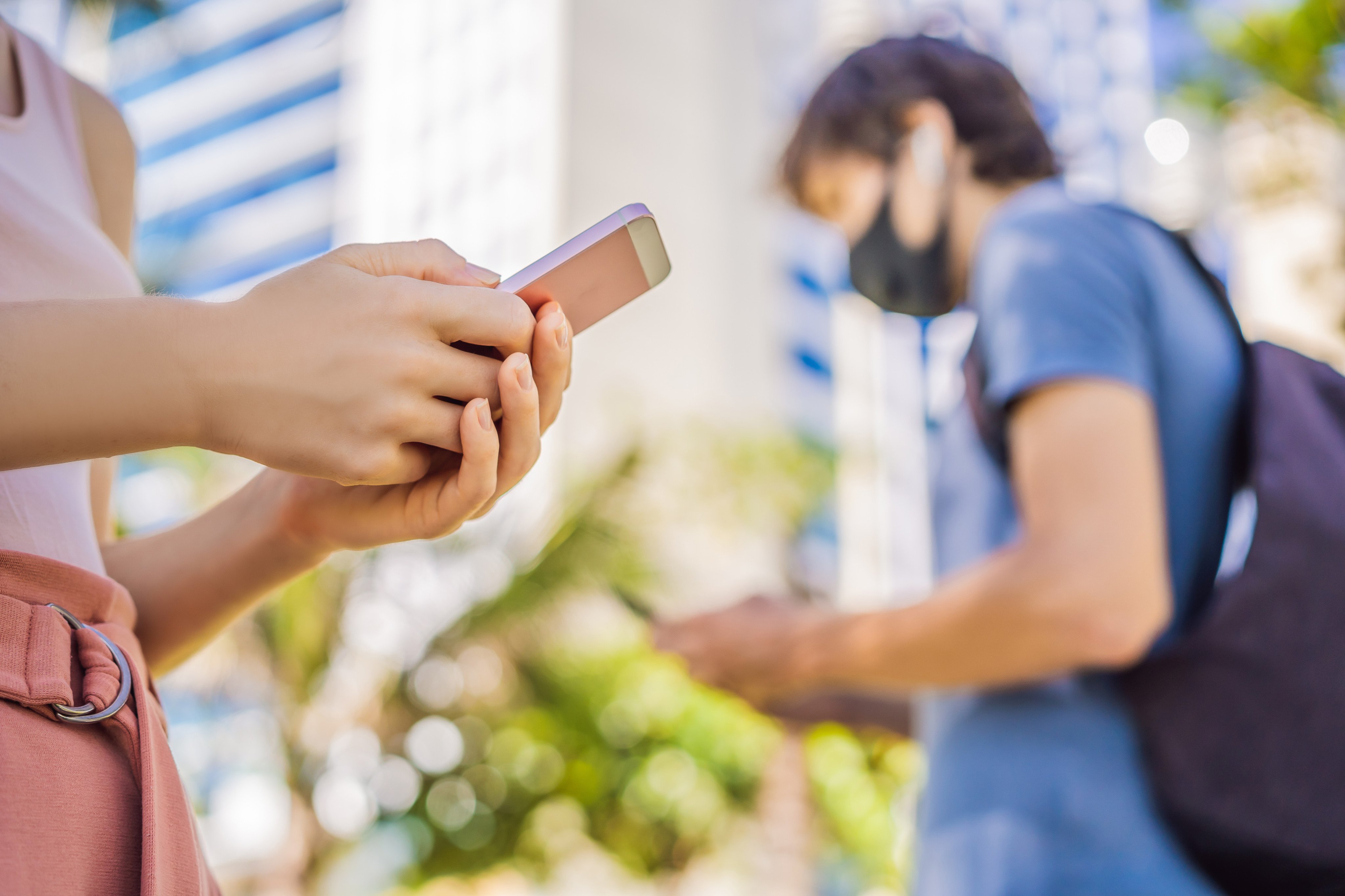 Covid-19 tracking and contact-tracing apps have become essential for many people to have on their smartphones to safely carry on outside their homes. Photo: Shutterstock