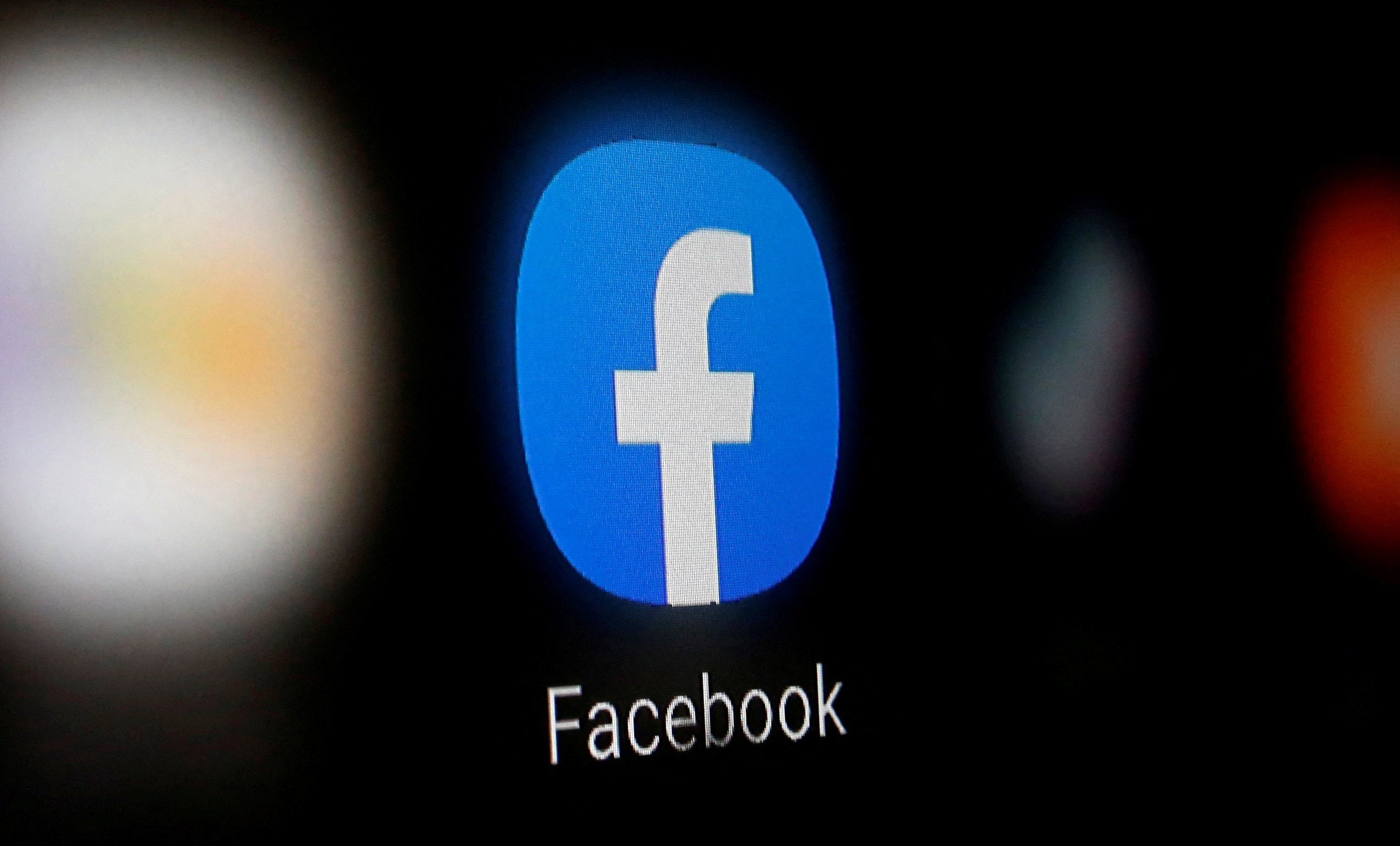 A Facebook logo displayed on a smartphone in this illustration taken January 6, 2020. Photo: Reuters