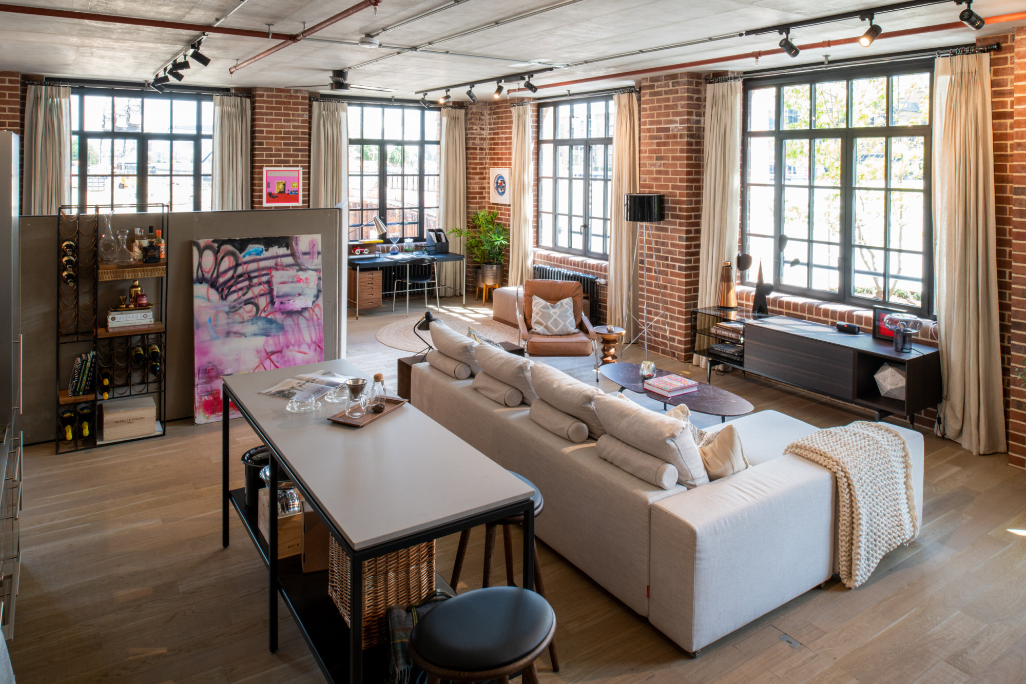 Apartments at 8 Harbord Square have no fixed walls apart from those defining the kitchens and bathrooms. Photo: Handout