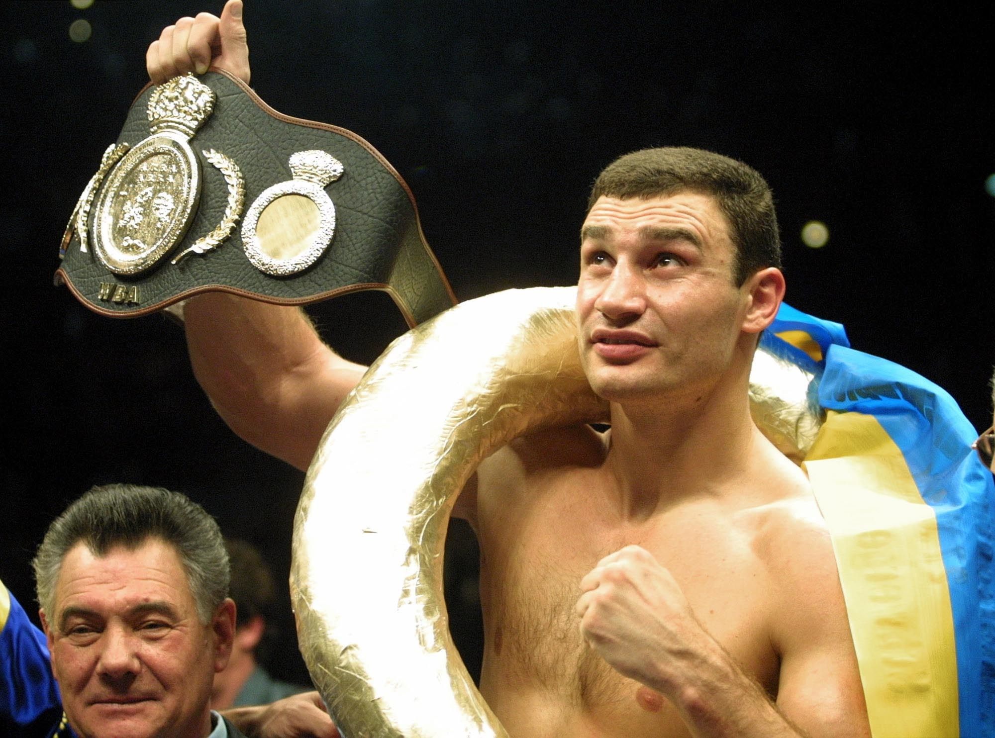 Ukraine Boxing Brothers Vitali And Wladimir Klitschko Fighting Russian ...