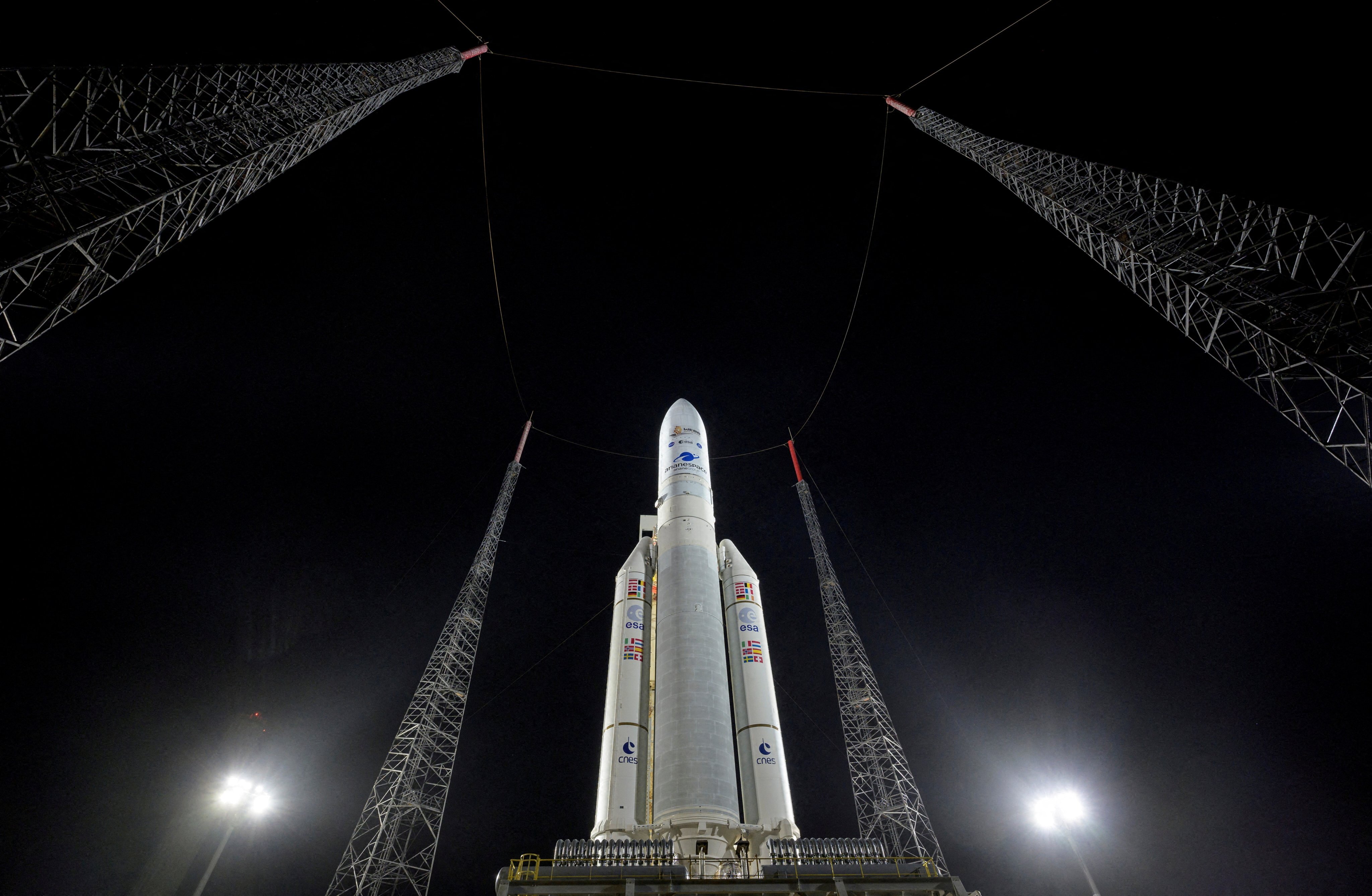 The launch pad at Europe’s Spaceport, the Guiana Space Centre in Kourou, French Guiana in December 2021. Photo: Nasa / Bill Ingalls