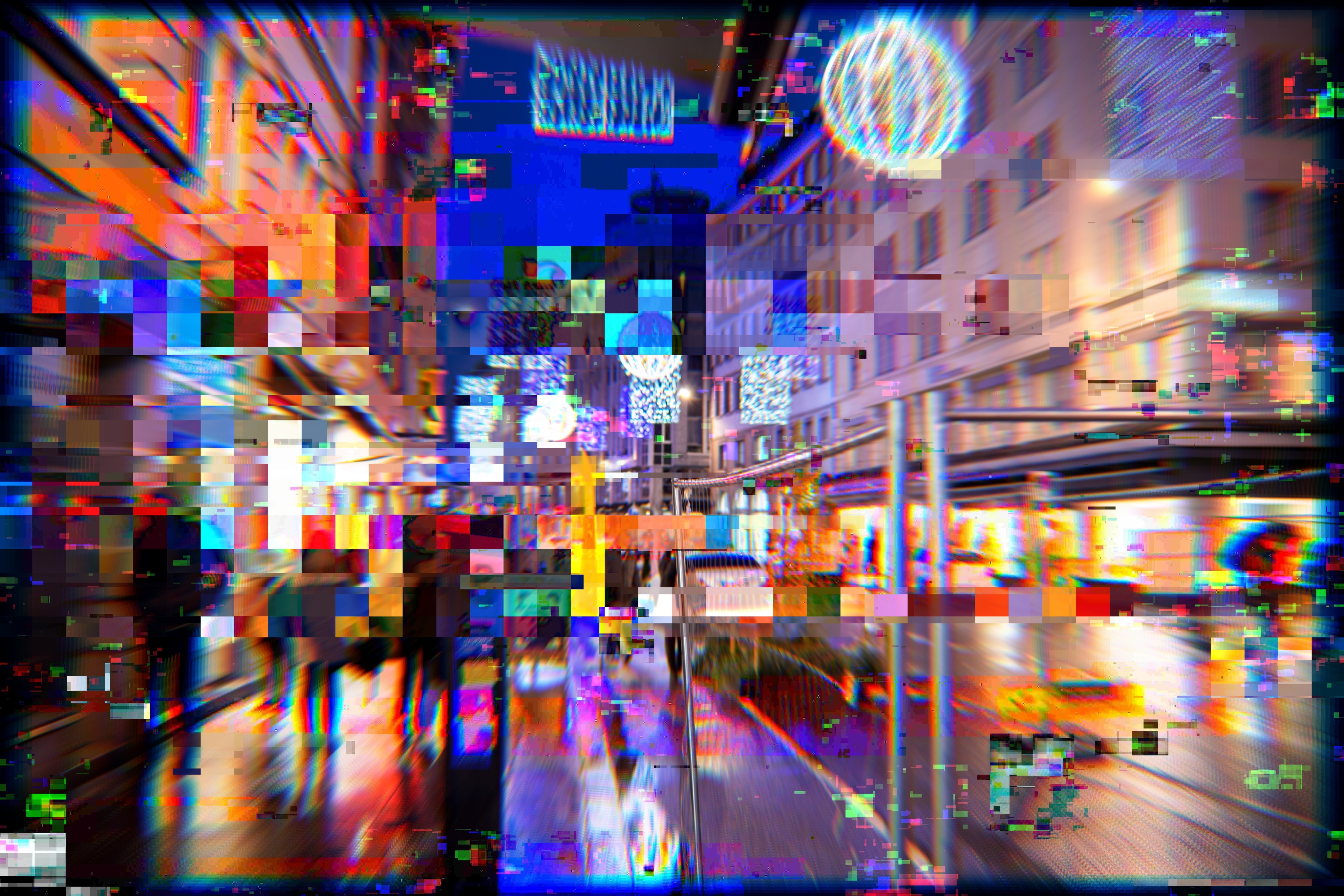 Properties along a rather busy street in metaverse conceptual reality. Photo: Shutterstock